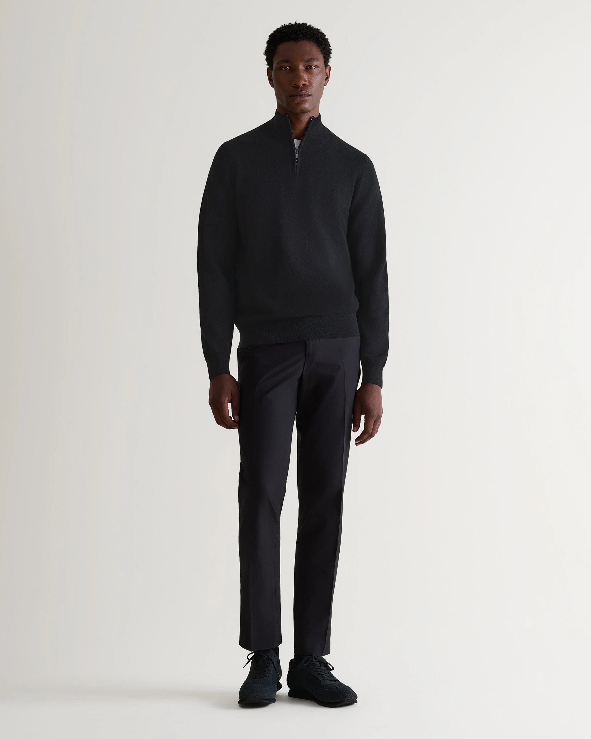 Men's Tropical Wool Drawstring Trousers