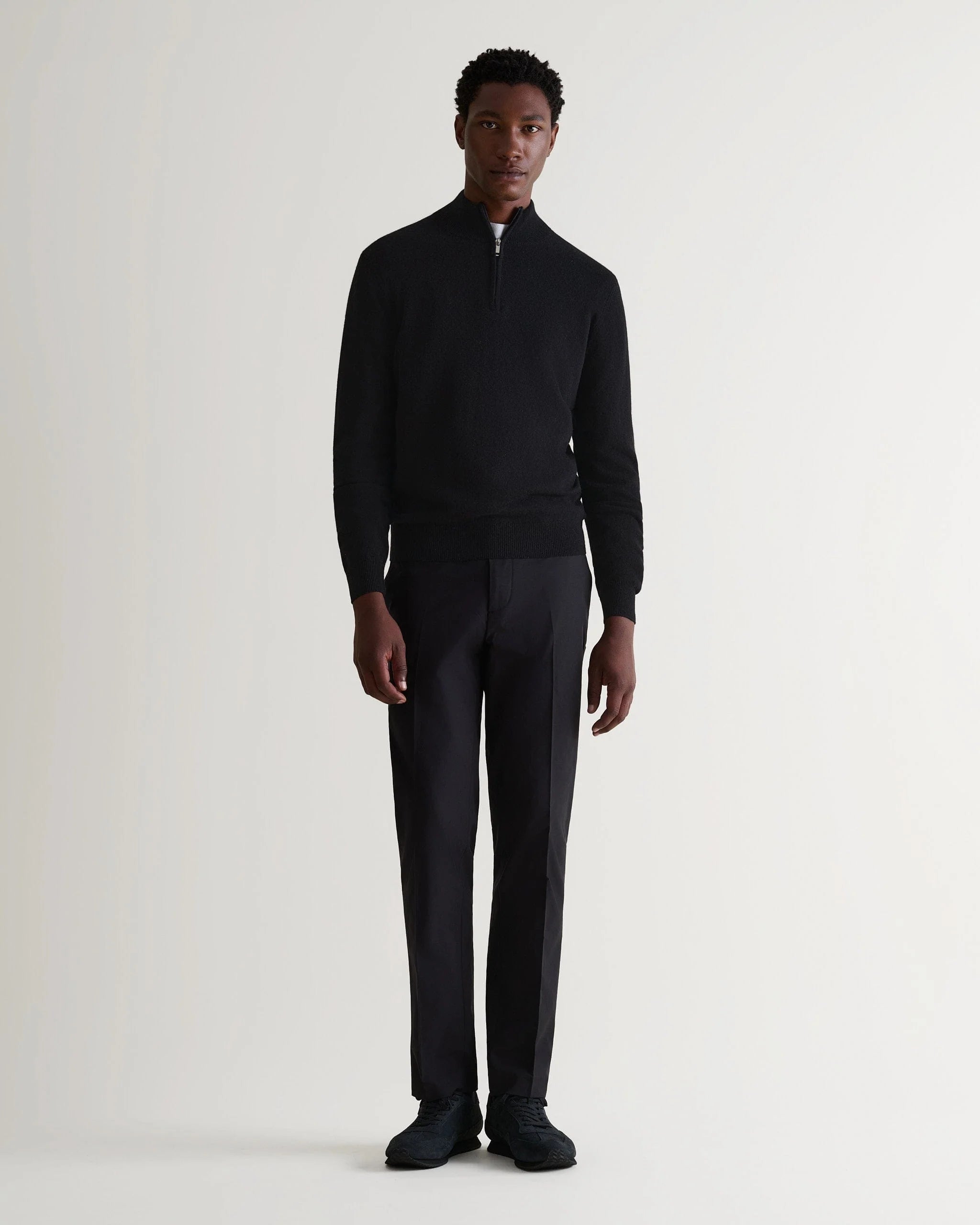 Men's Finest Cashmere 1/4 Zip Jumper