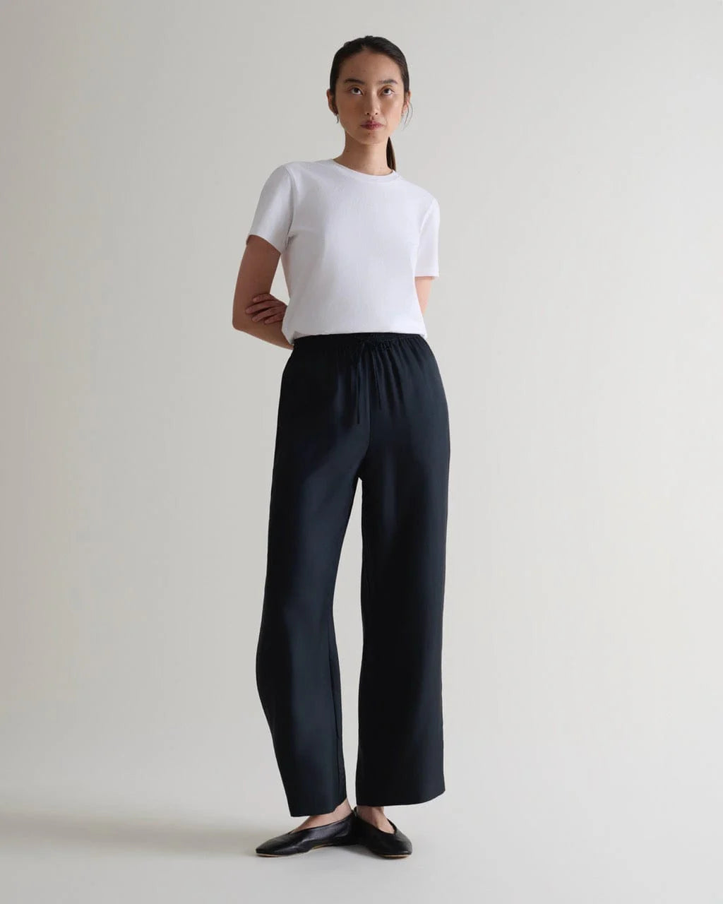 Women's Easy-Silk Wide-Leg Trouser