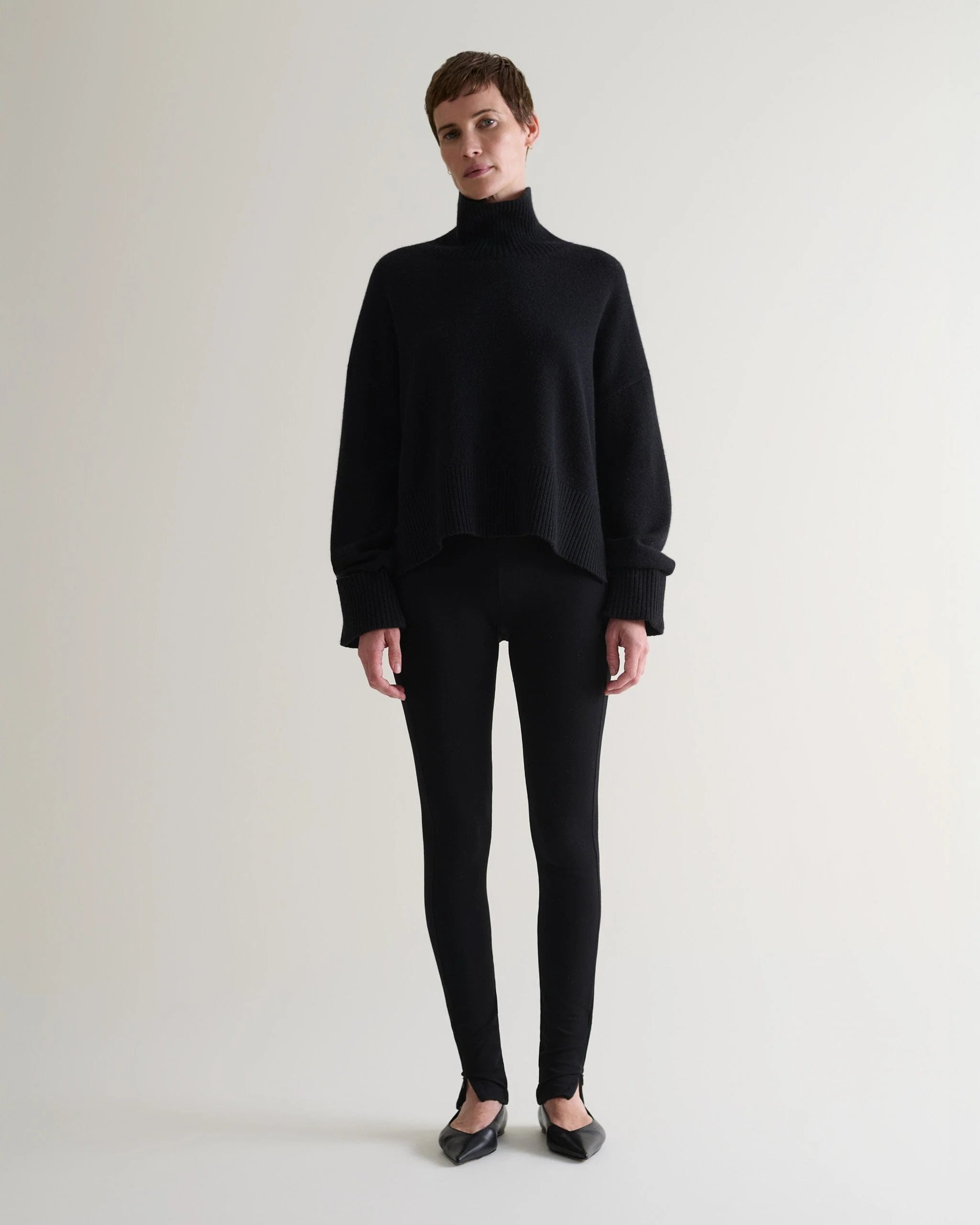 Women's Cashmere Merino High Neck Jumper