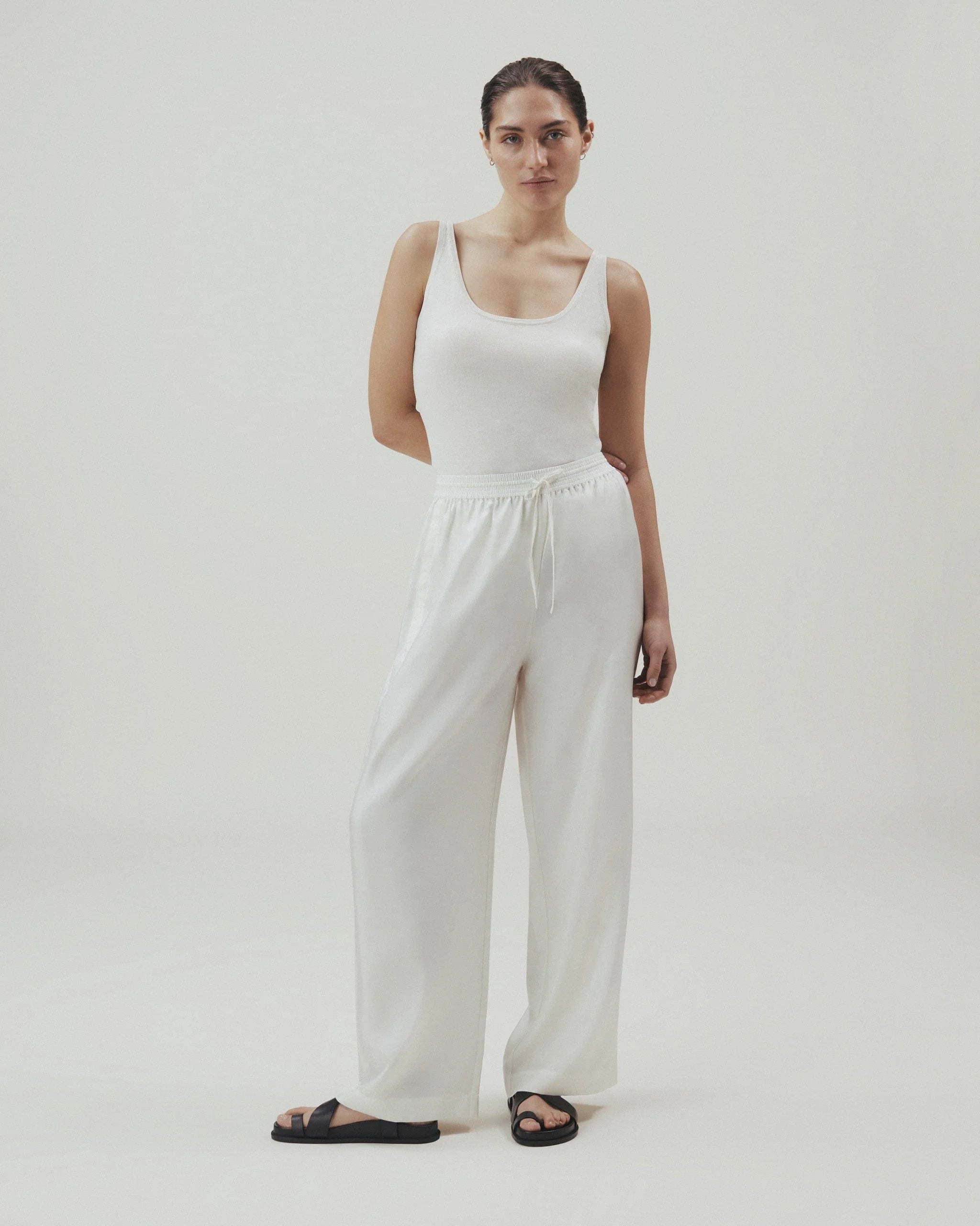 Women's Easy-Silk Wide-Leg Trouser
