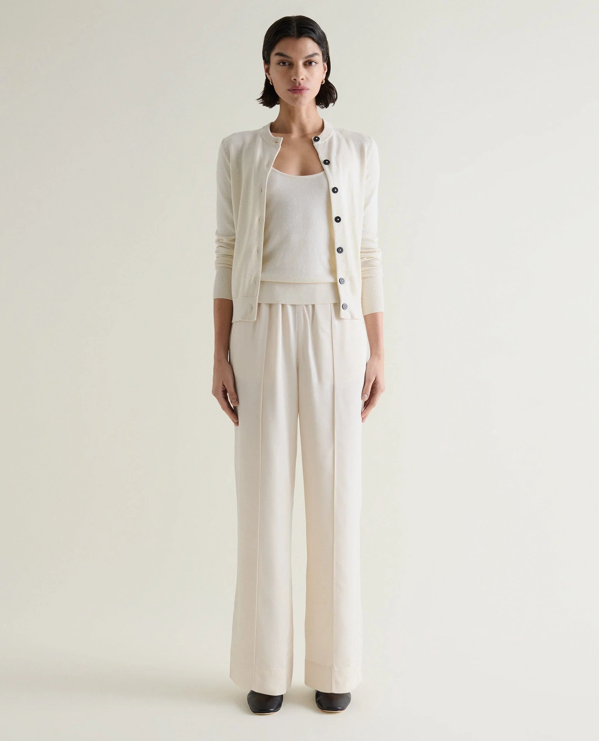 Women's Silk-Cotton Cardigan