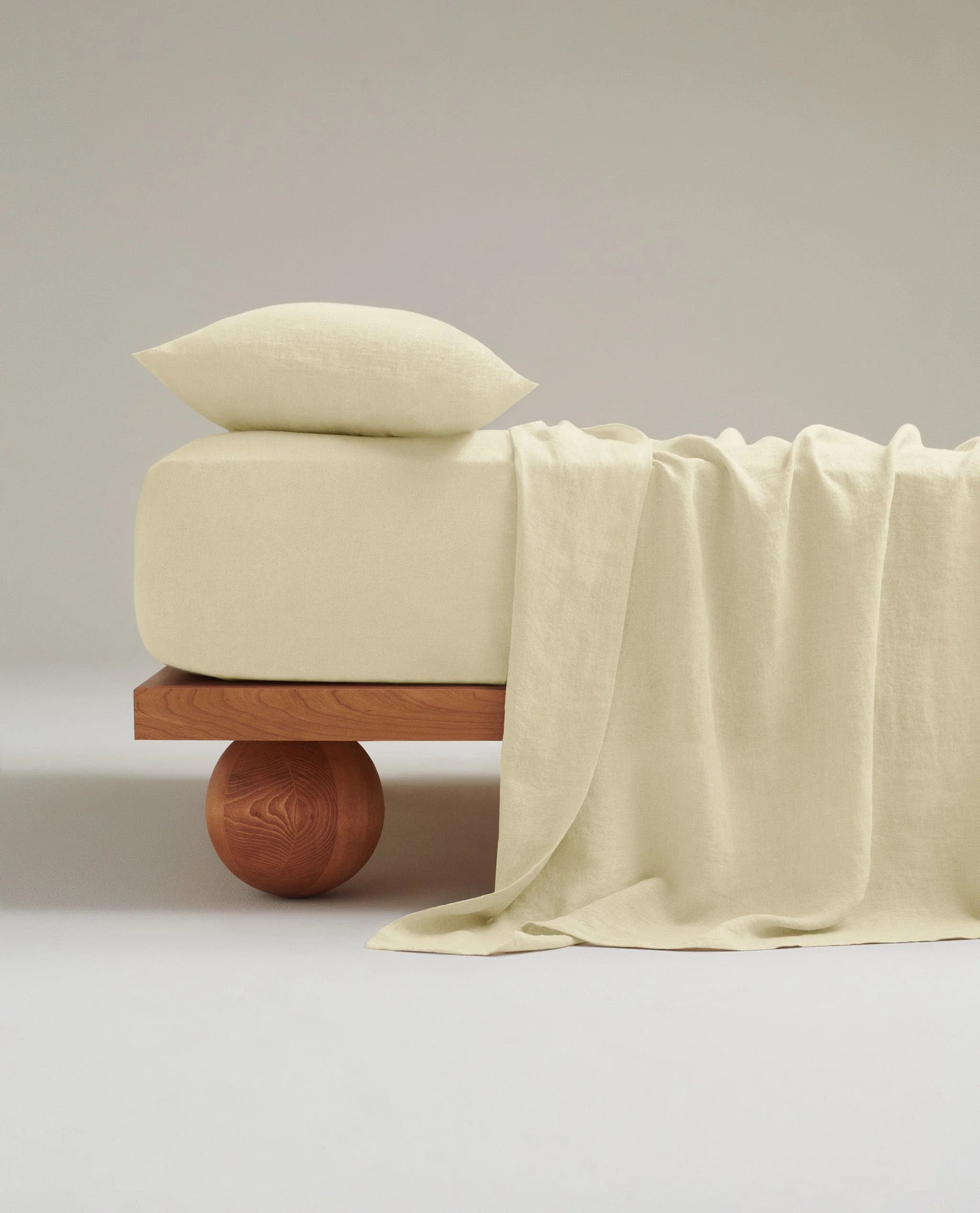 Washed European Linen Flat Sheet