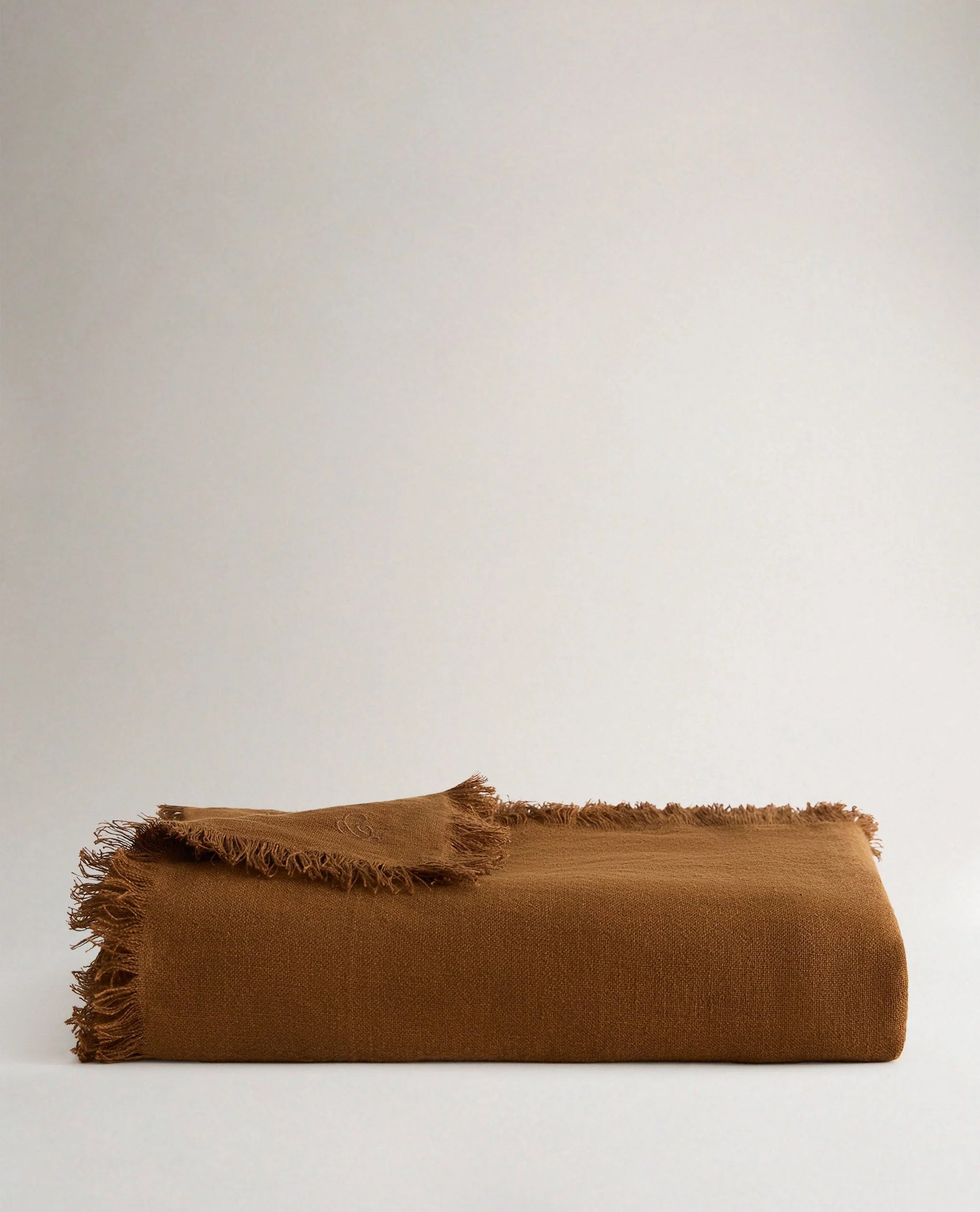 European Flax Linen Throw