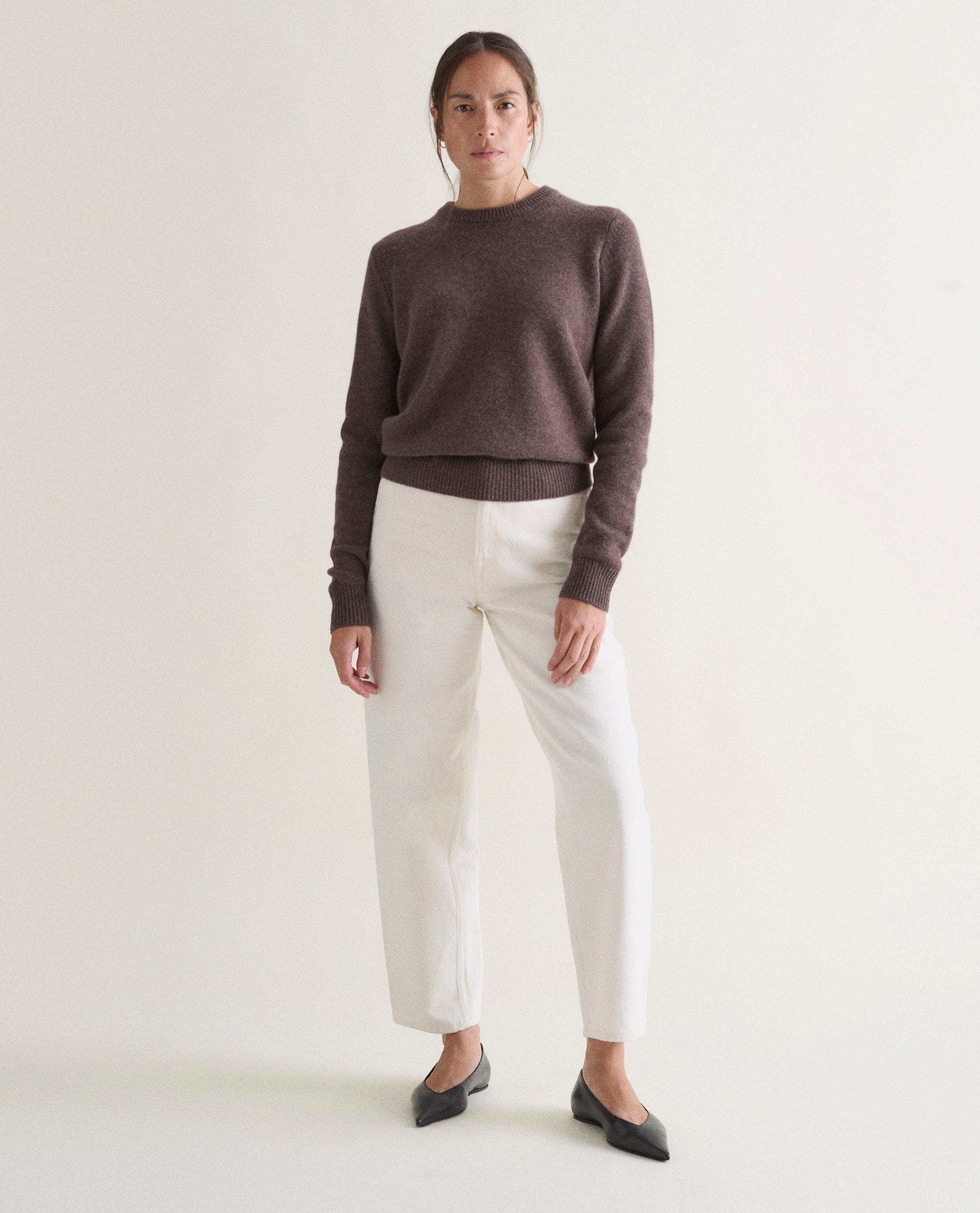 Women's Finest Cashmere Mid-Weight Crew Neck Jumper