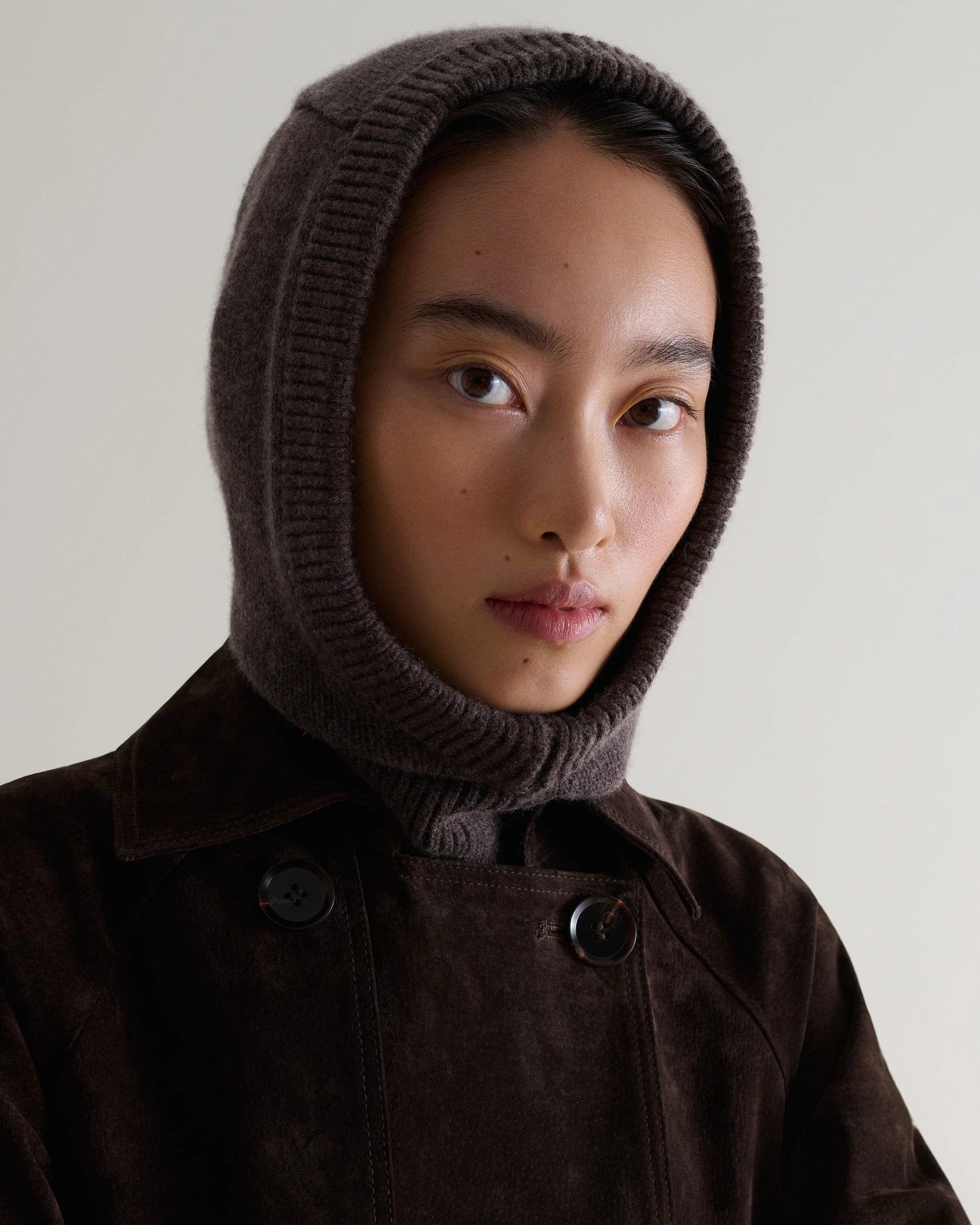 Women's Cashmere Merino Knitted Hood