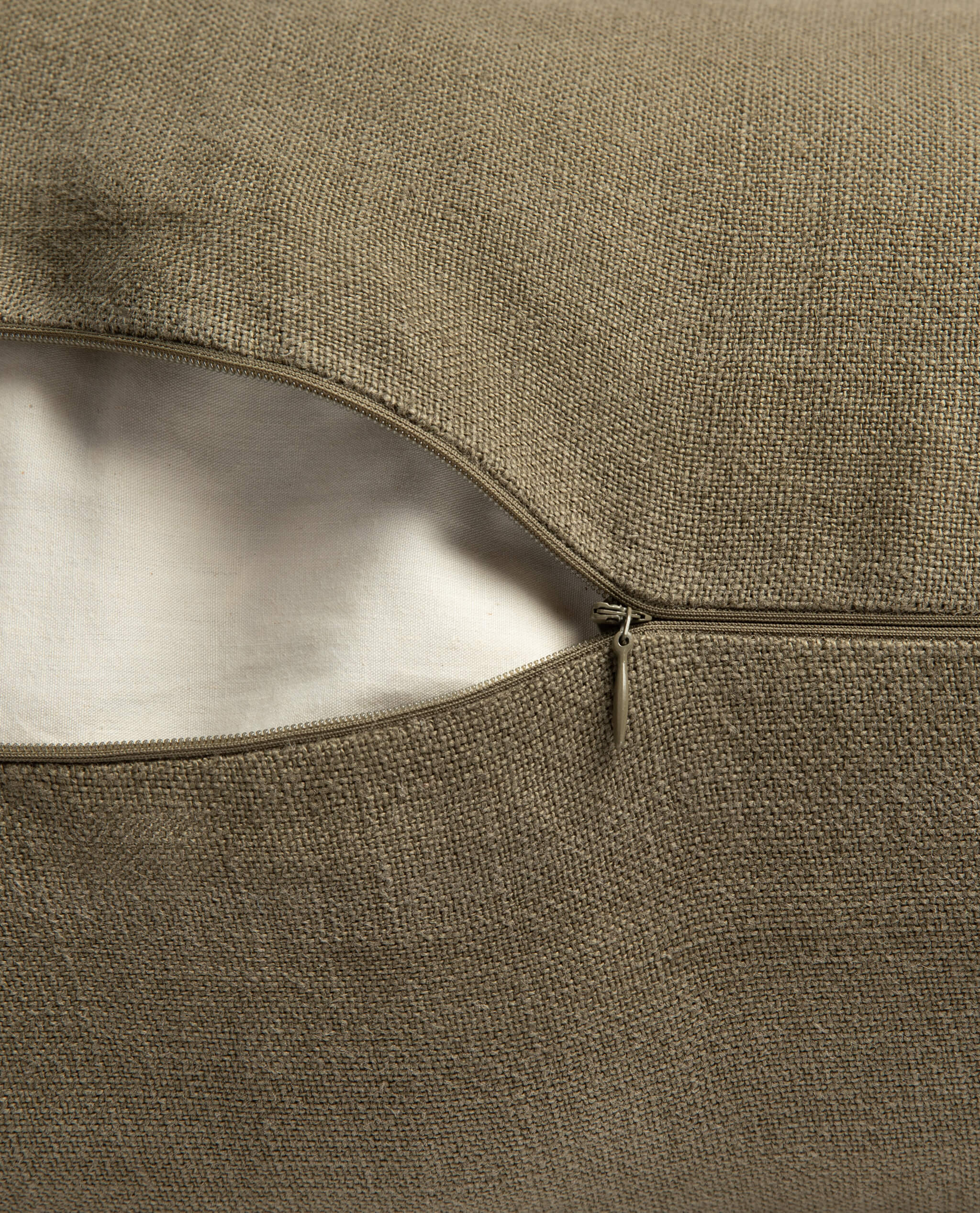 Washed European Linen Lumbar Pillow Cover