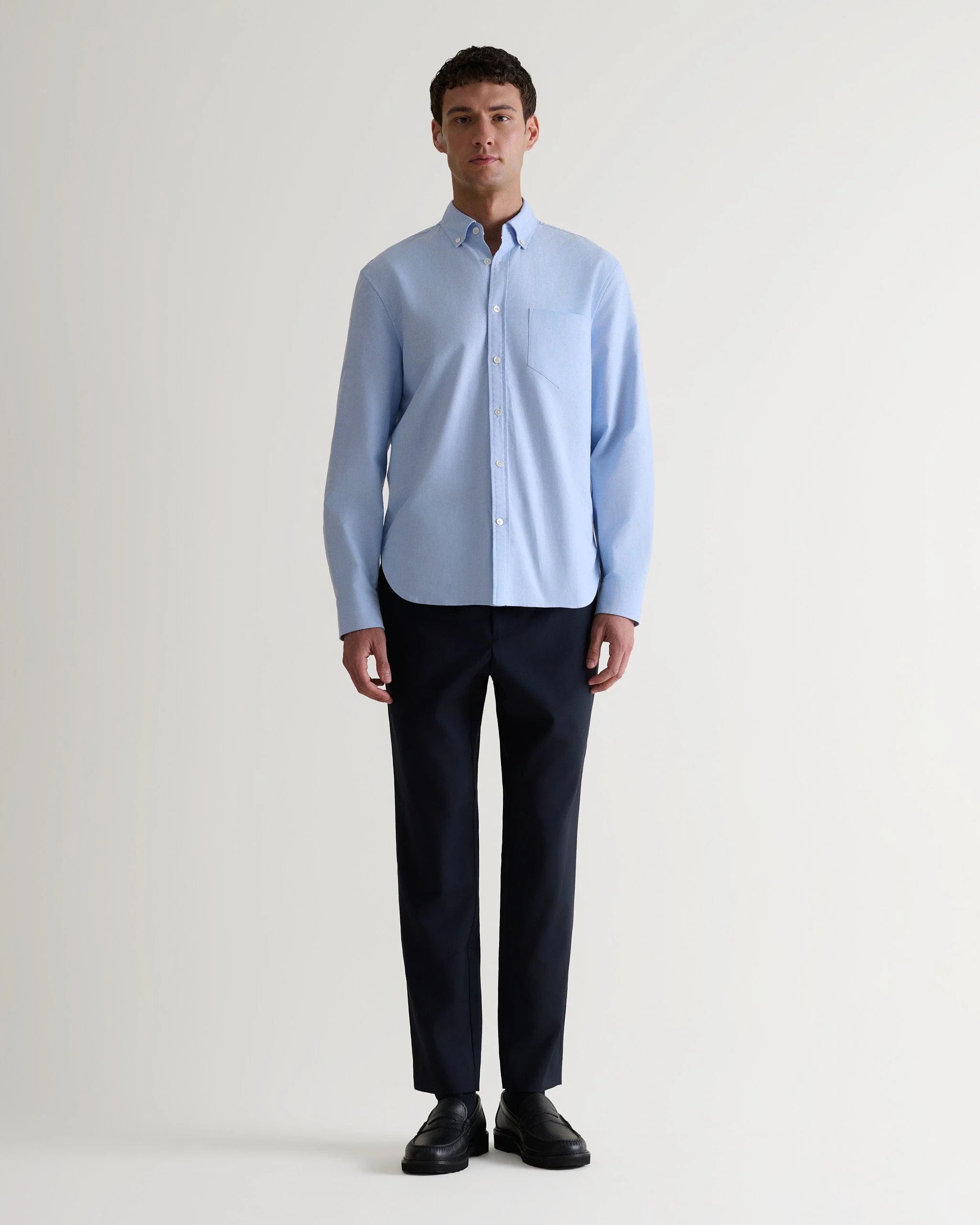 Men's Tropical Wool Drawstring Trousers