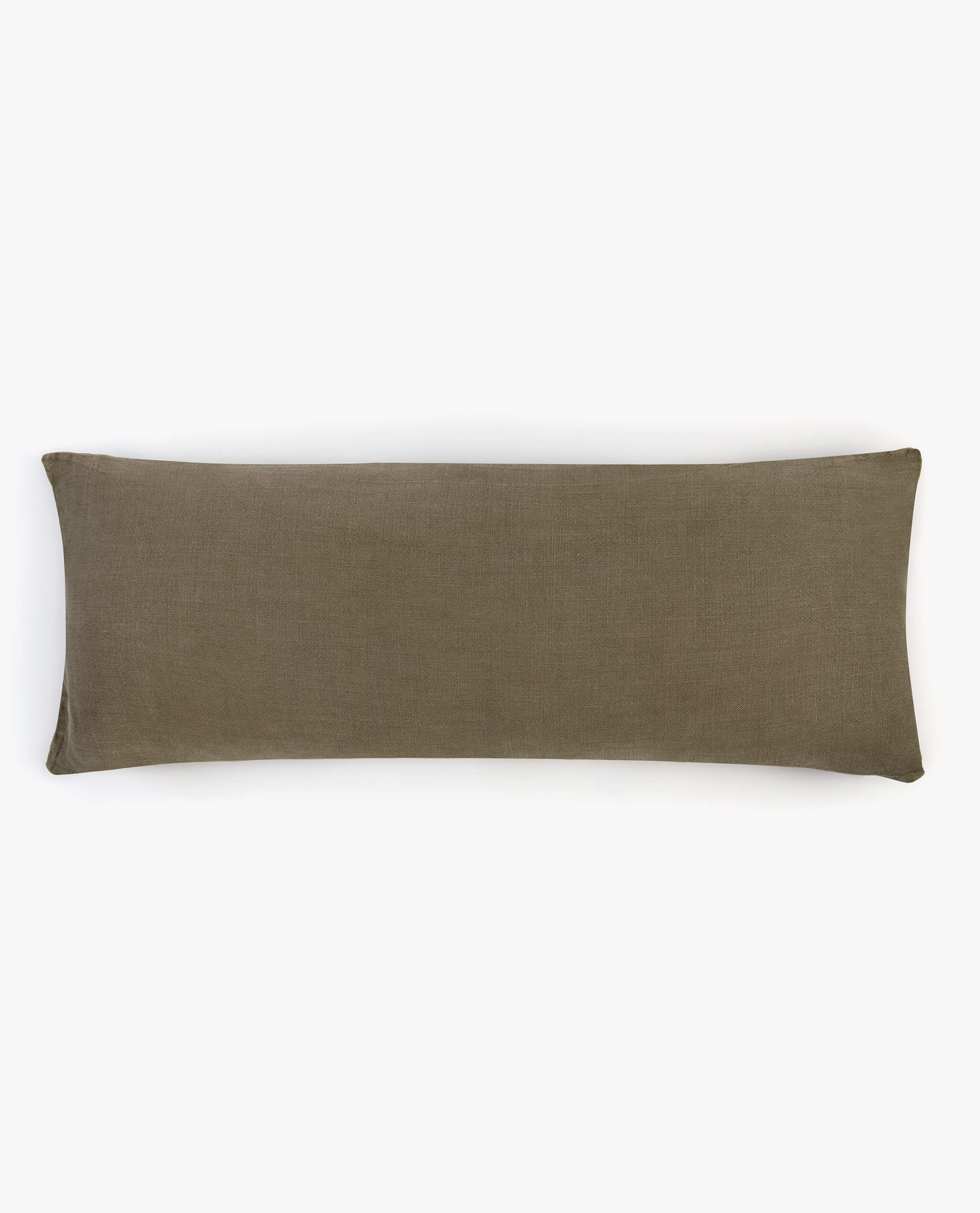 Washed European Linen Lumbar Pillow Cover