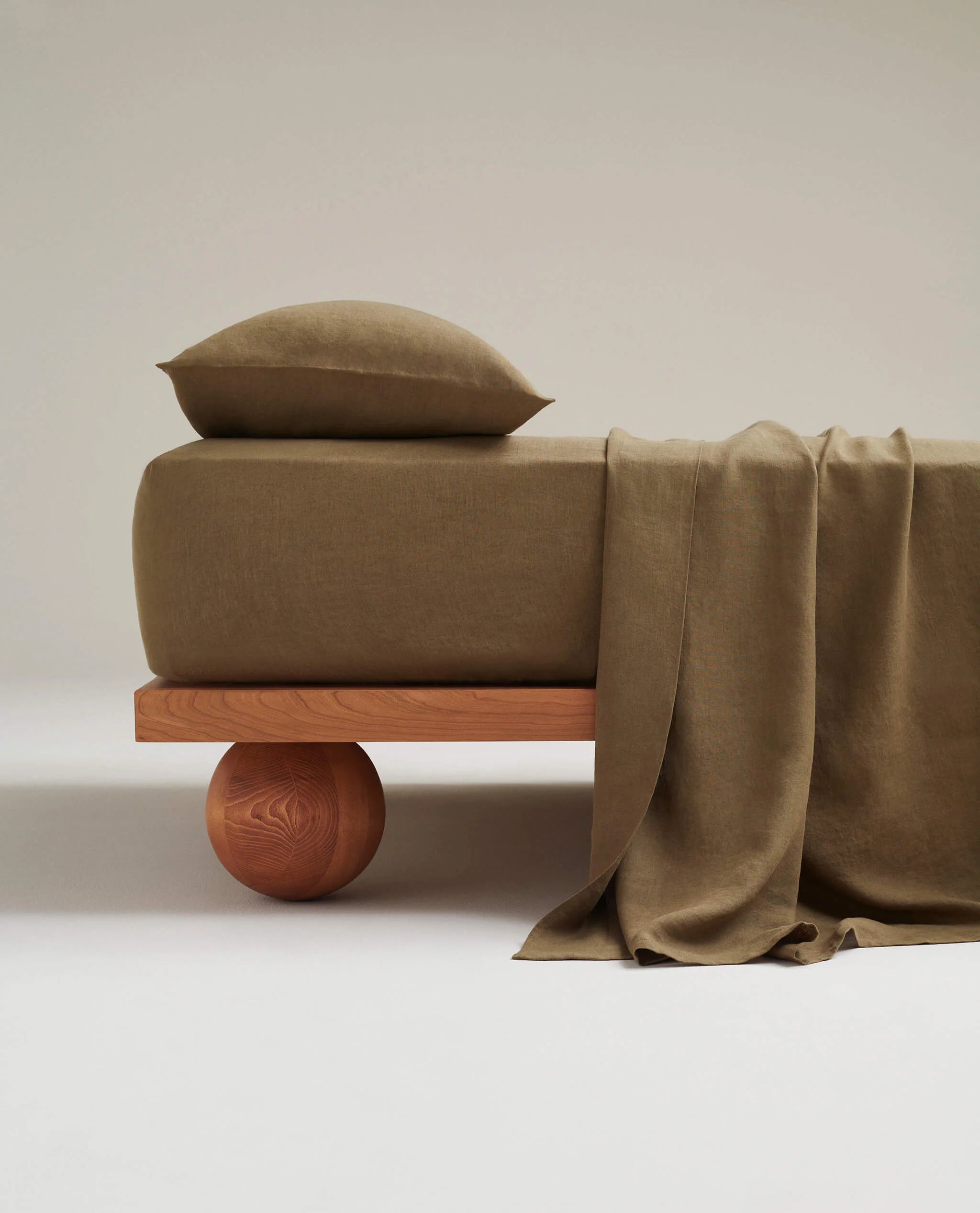 Washed European Linen Flat Sheet