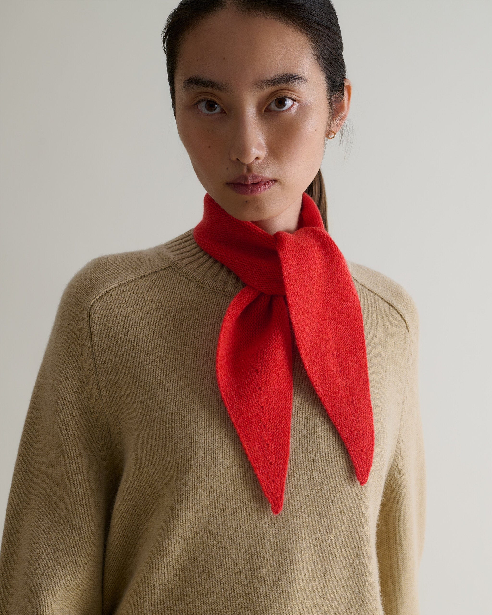 Finest Cashmere Ribbed Micro Bandana