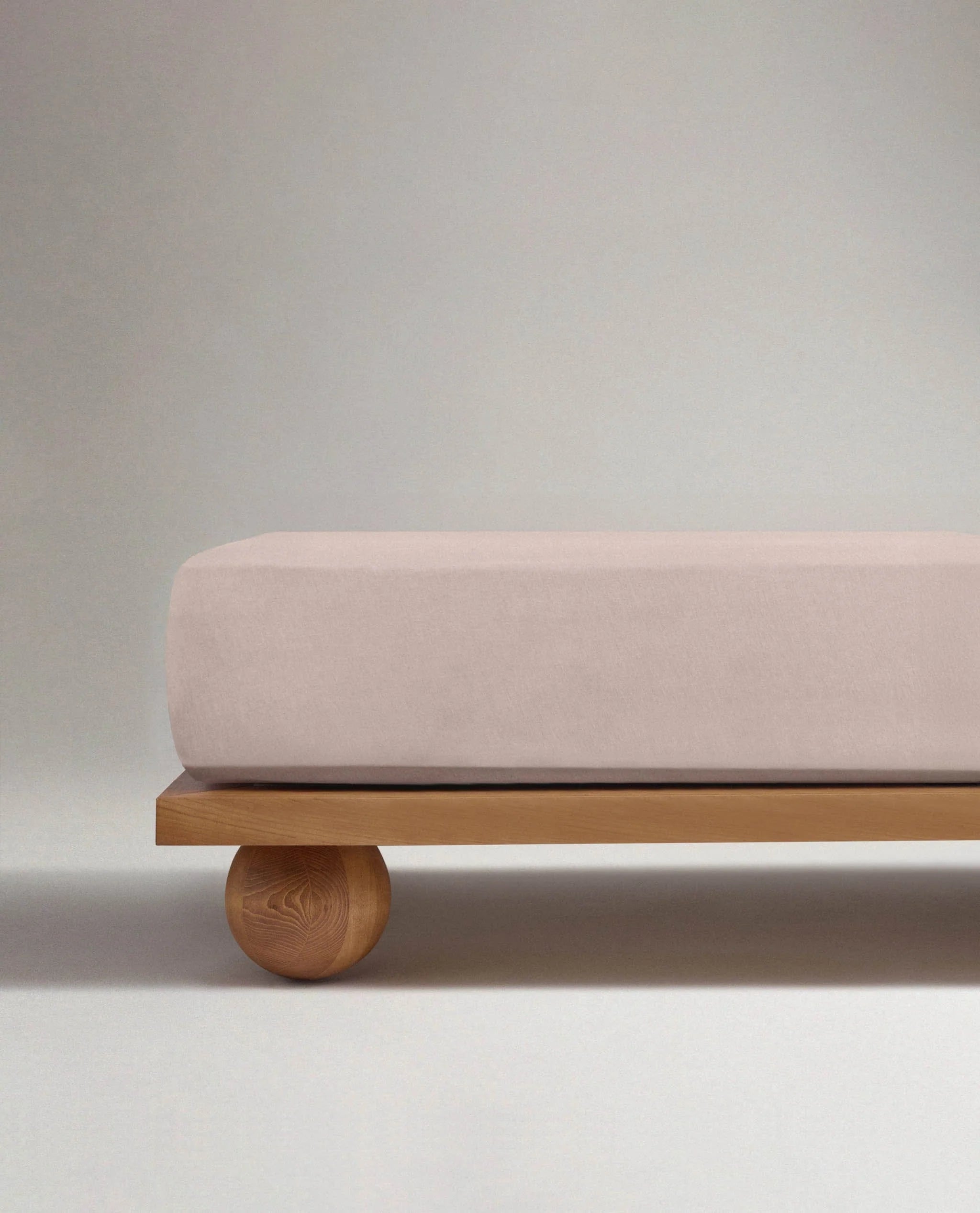 Washed European Linen Fitted Sheet