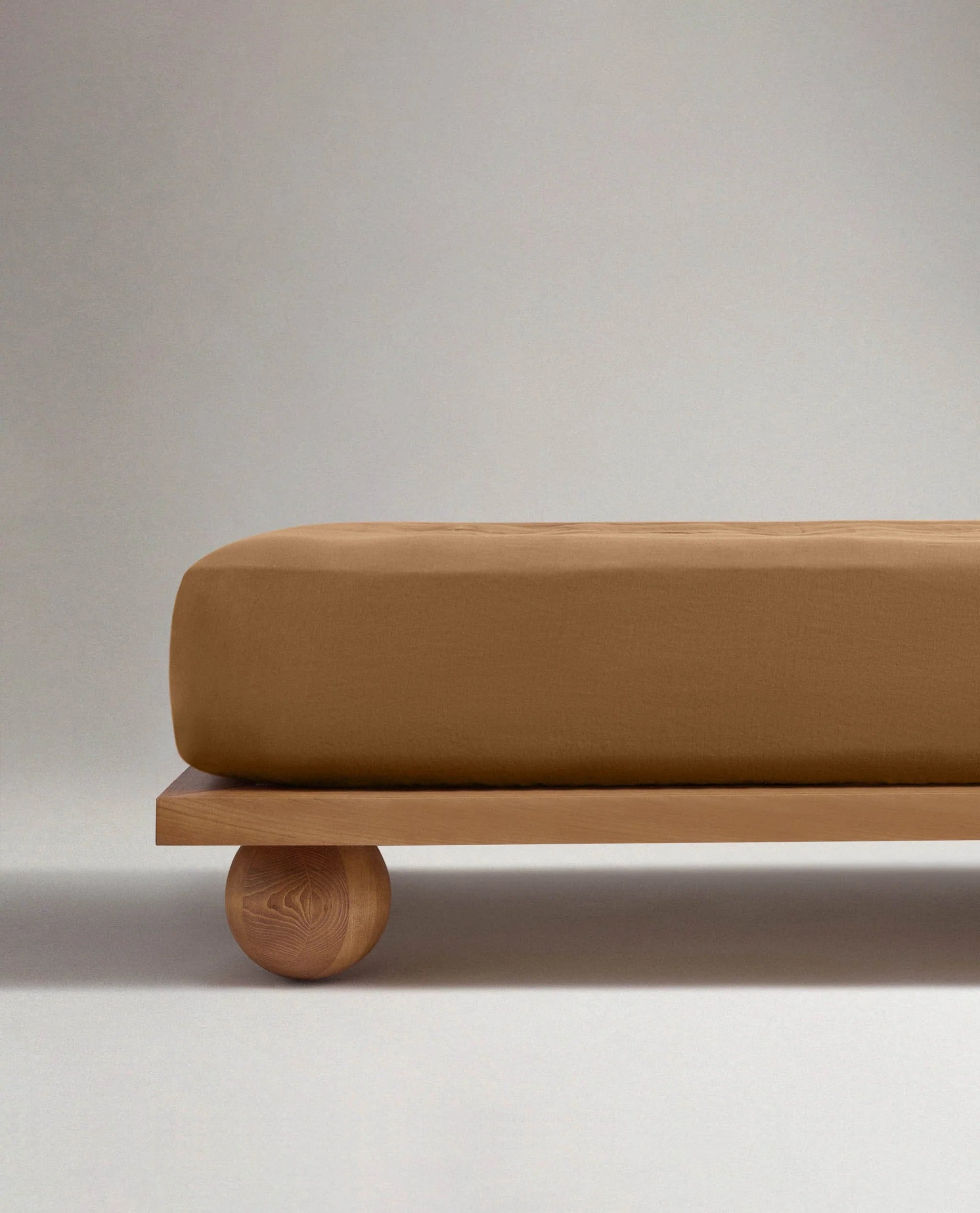 Washed European Linen Fitted Sheet