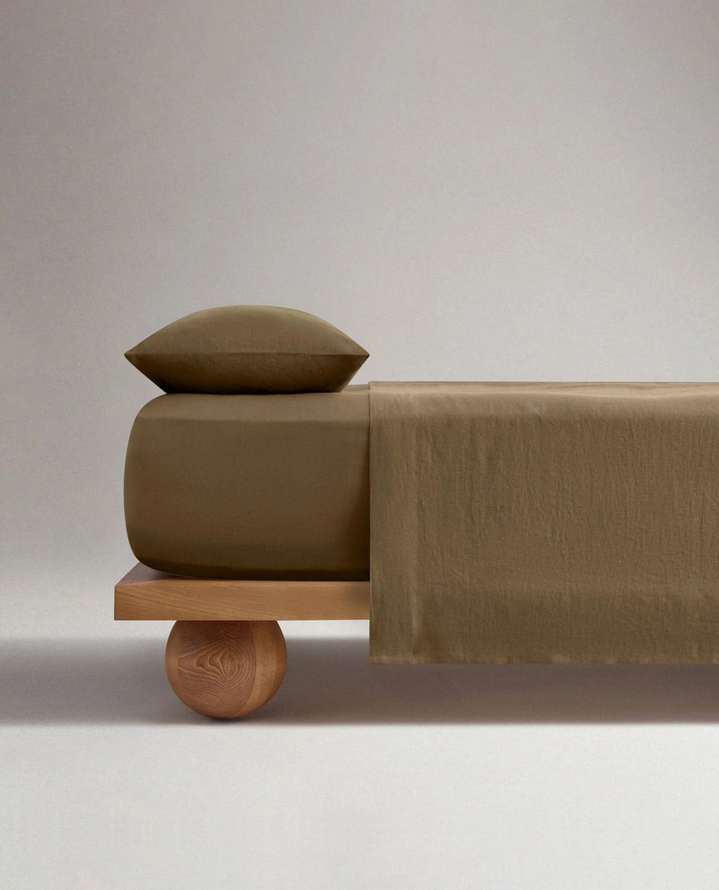 Washed European Linen Fitted Sheet