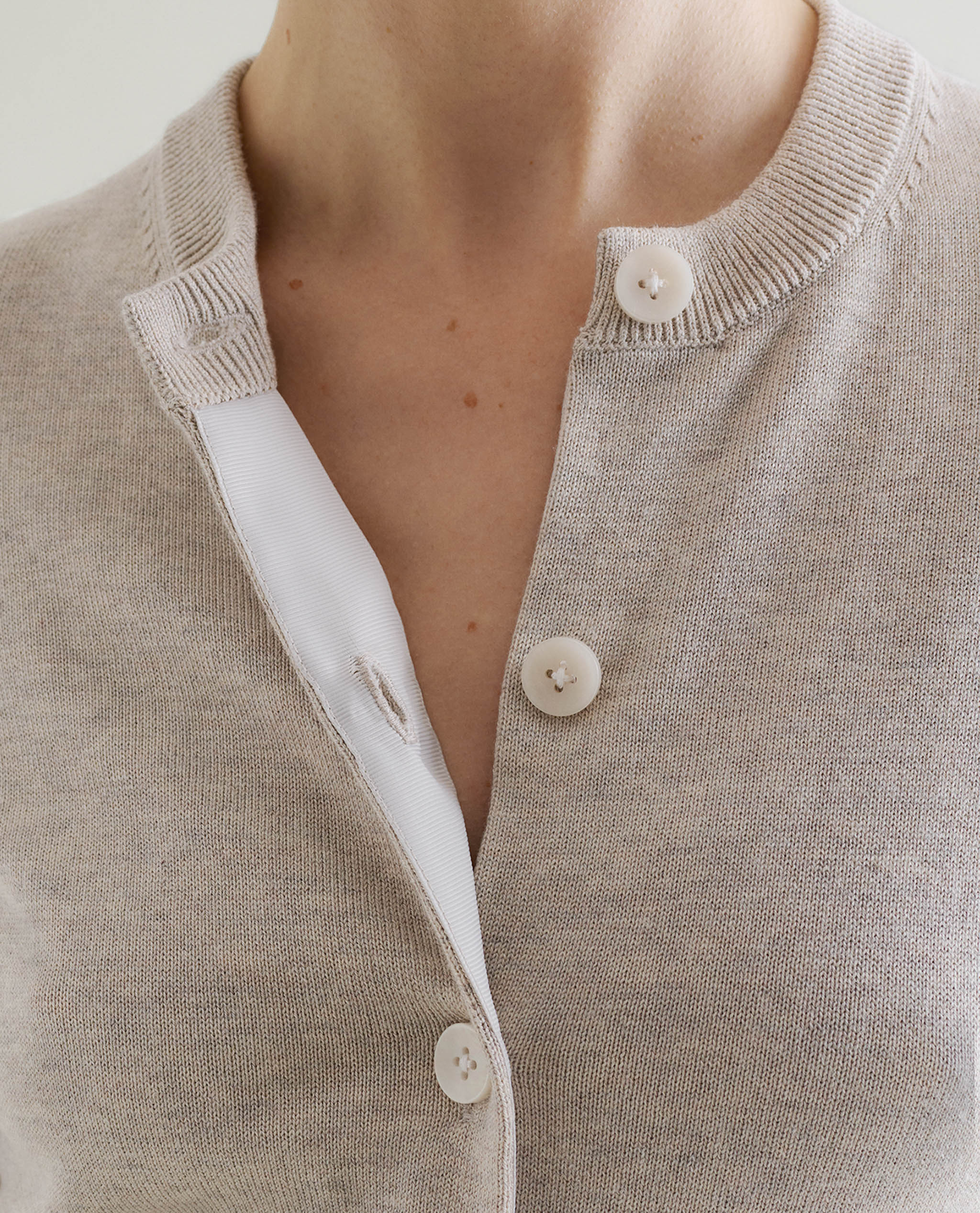 Women's Silk-Cotton Cardigan