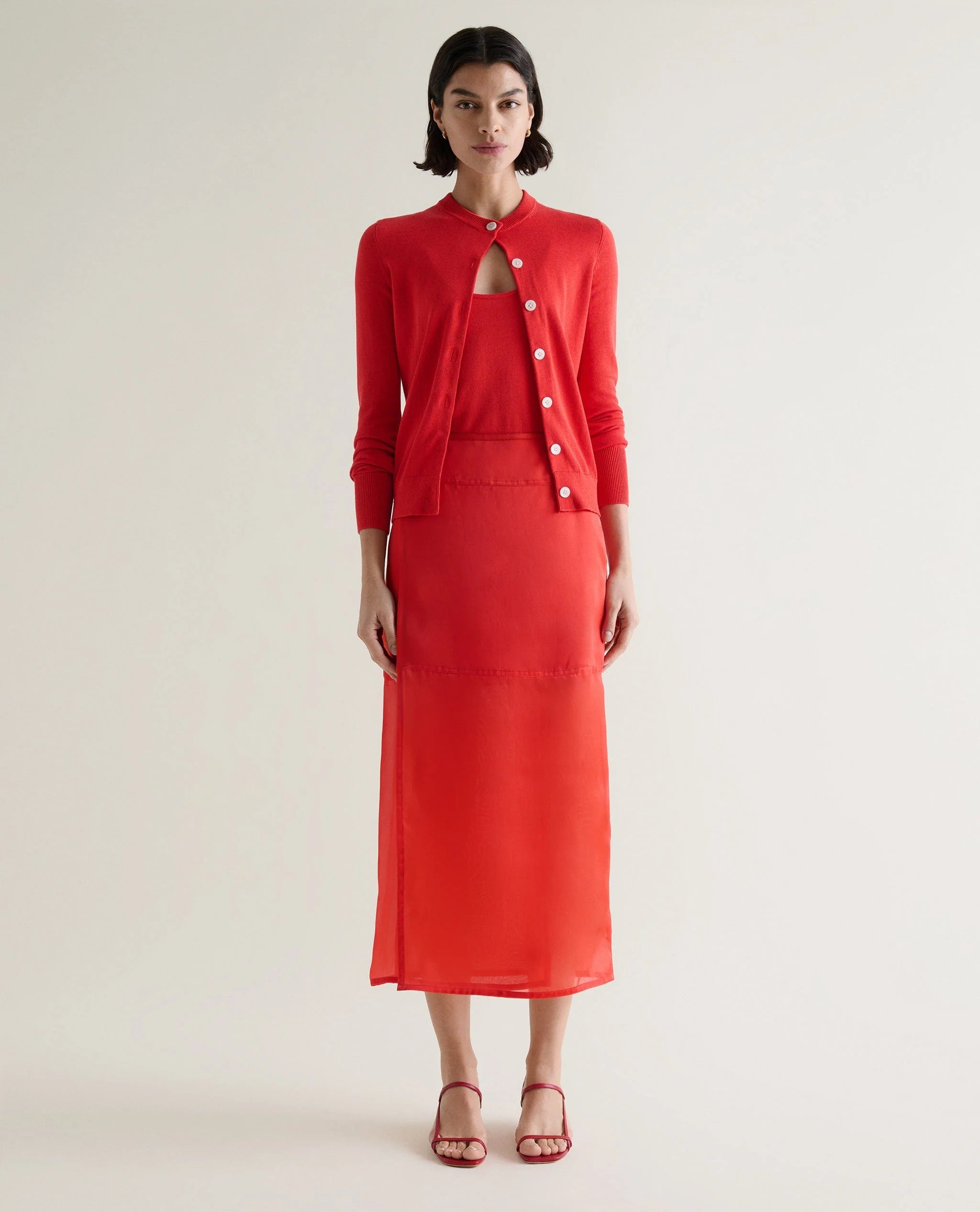 Women's Silk-Cotton Cardigan