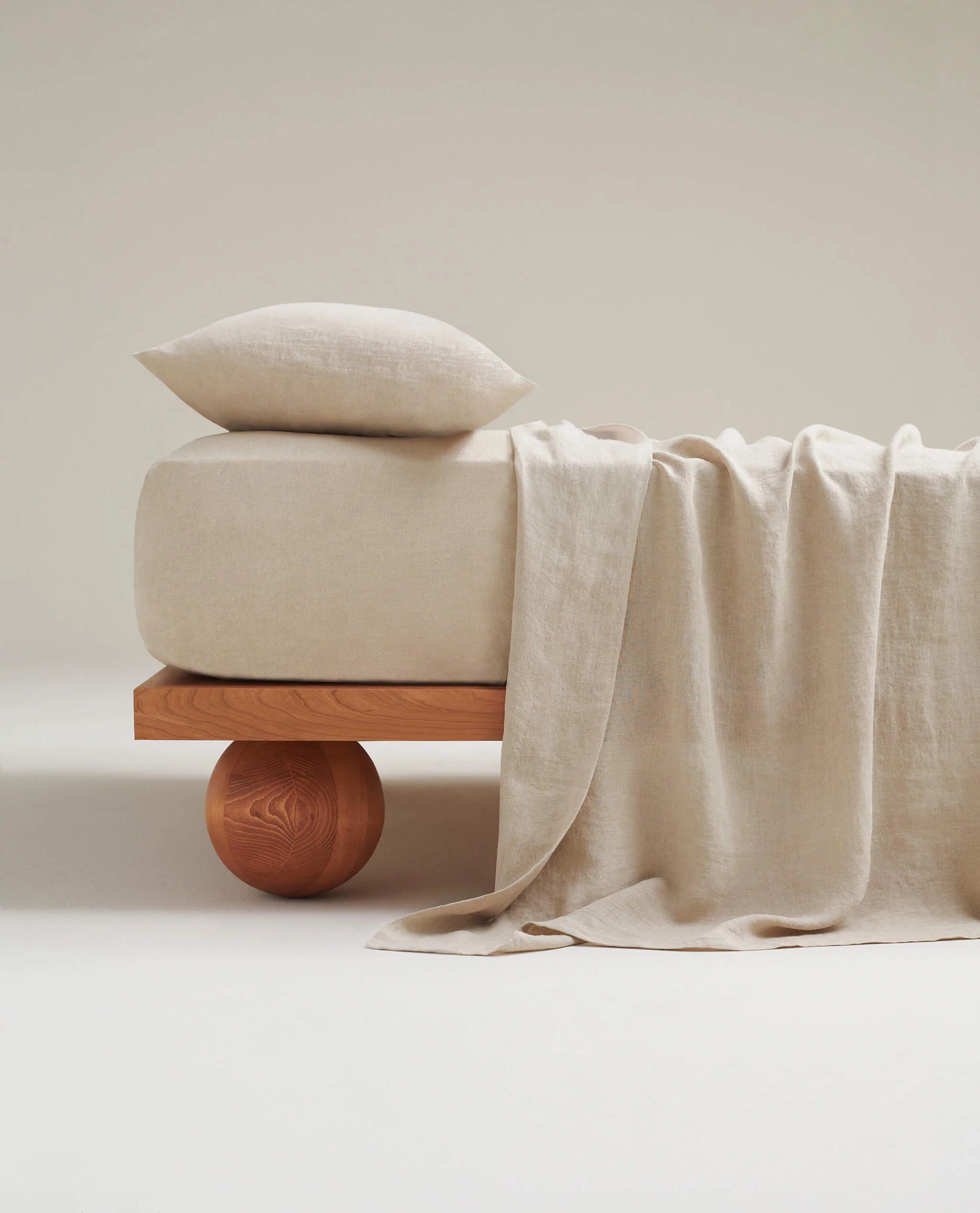 Washed European Linen Flat Sheet