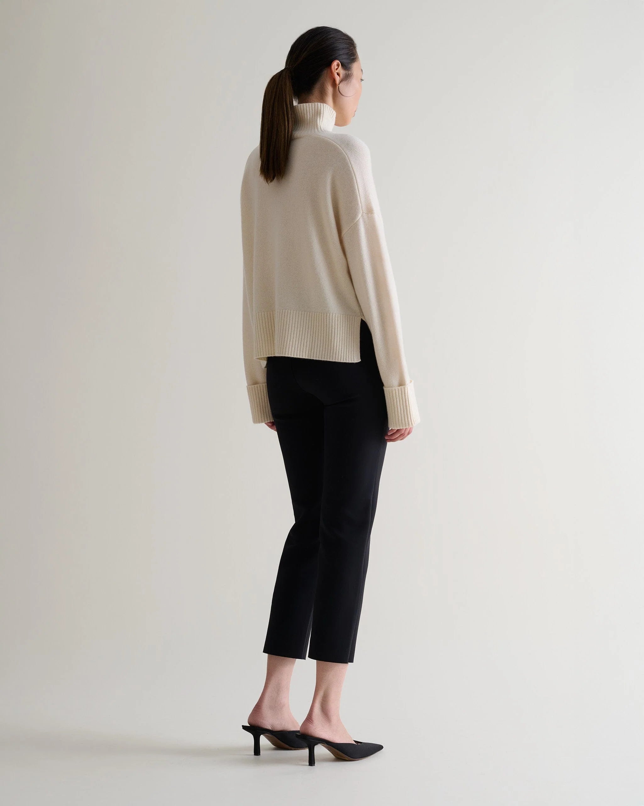 Women's Cashmere Merino High Neck Jumper
