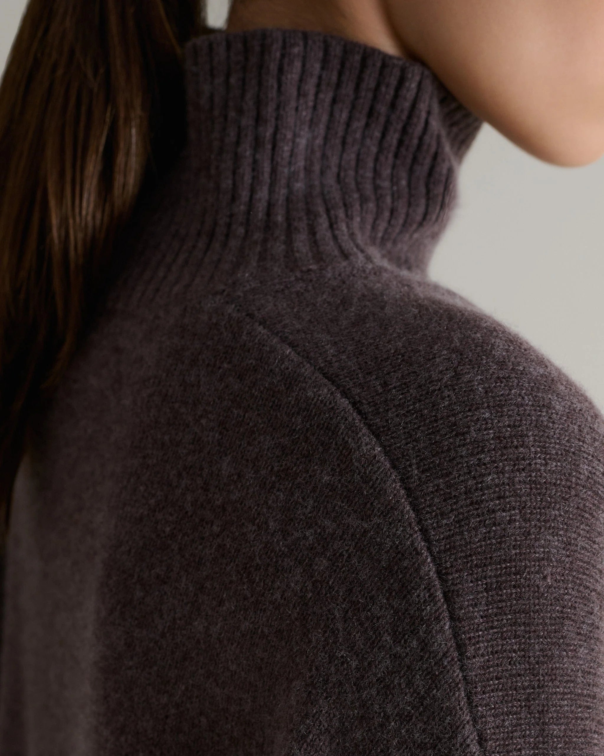Women's Cashmere Merino High Neck Jumper
