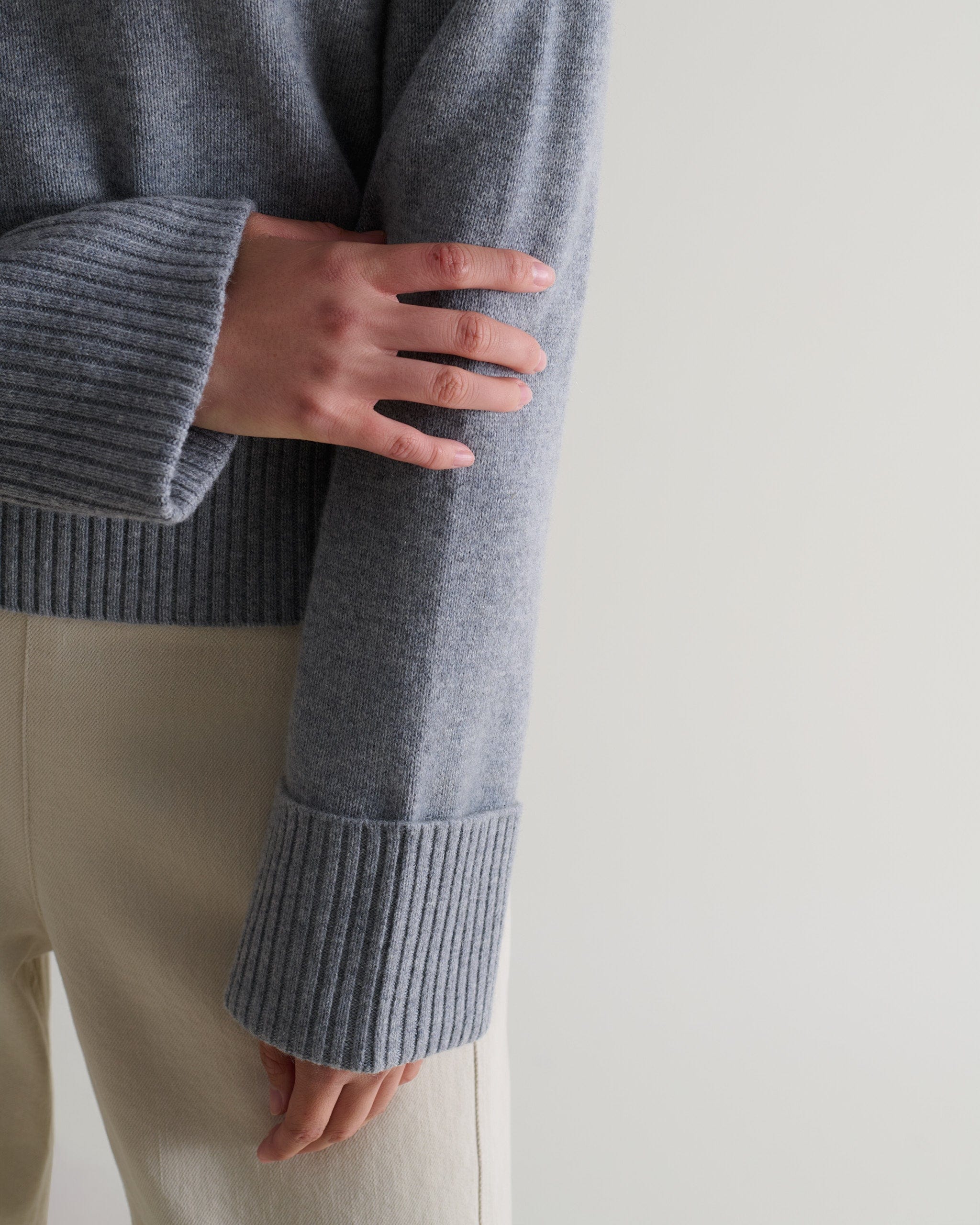 Women's Cashmere Merino High Neck Jumper