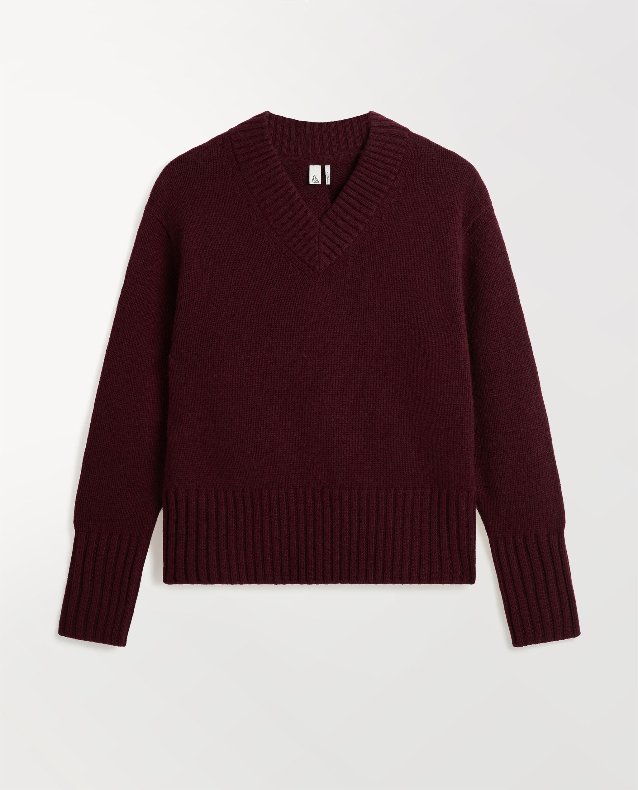 Women's Cashmere Merino V Neck Jumper