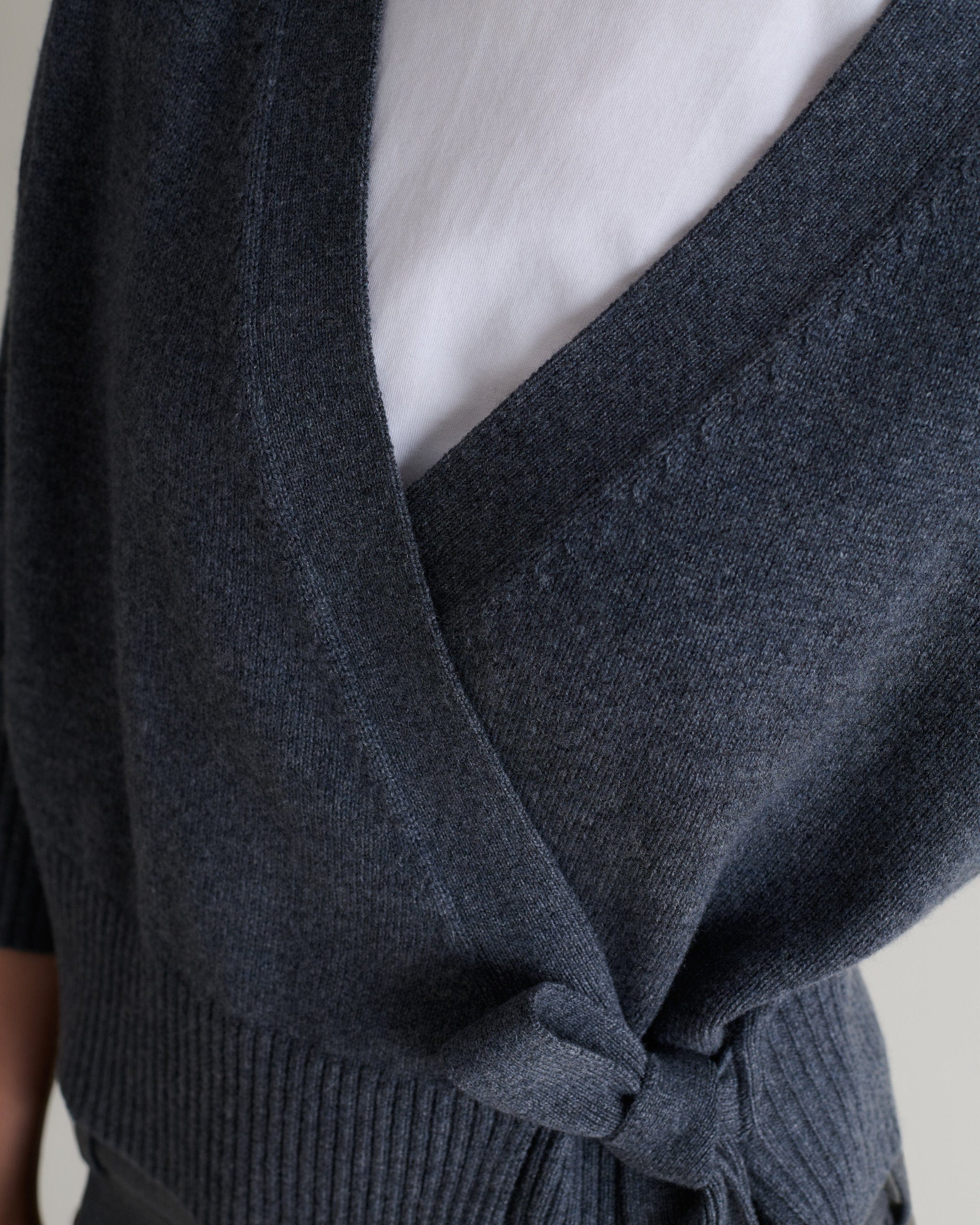 Women's Cashmere Merino Wrap Jumper