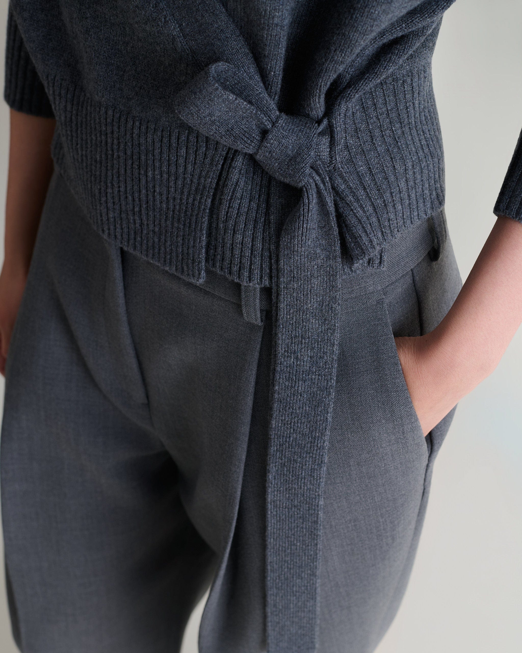 Women's Cashmere Merino Wrap Jumper