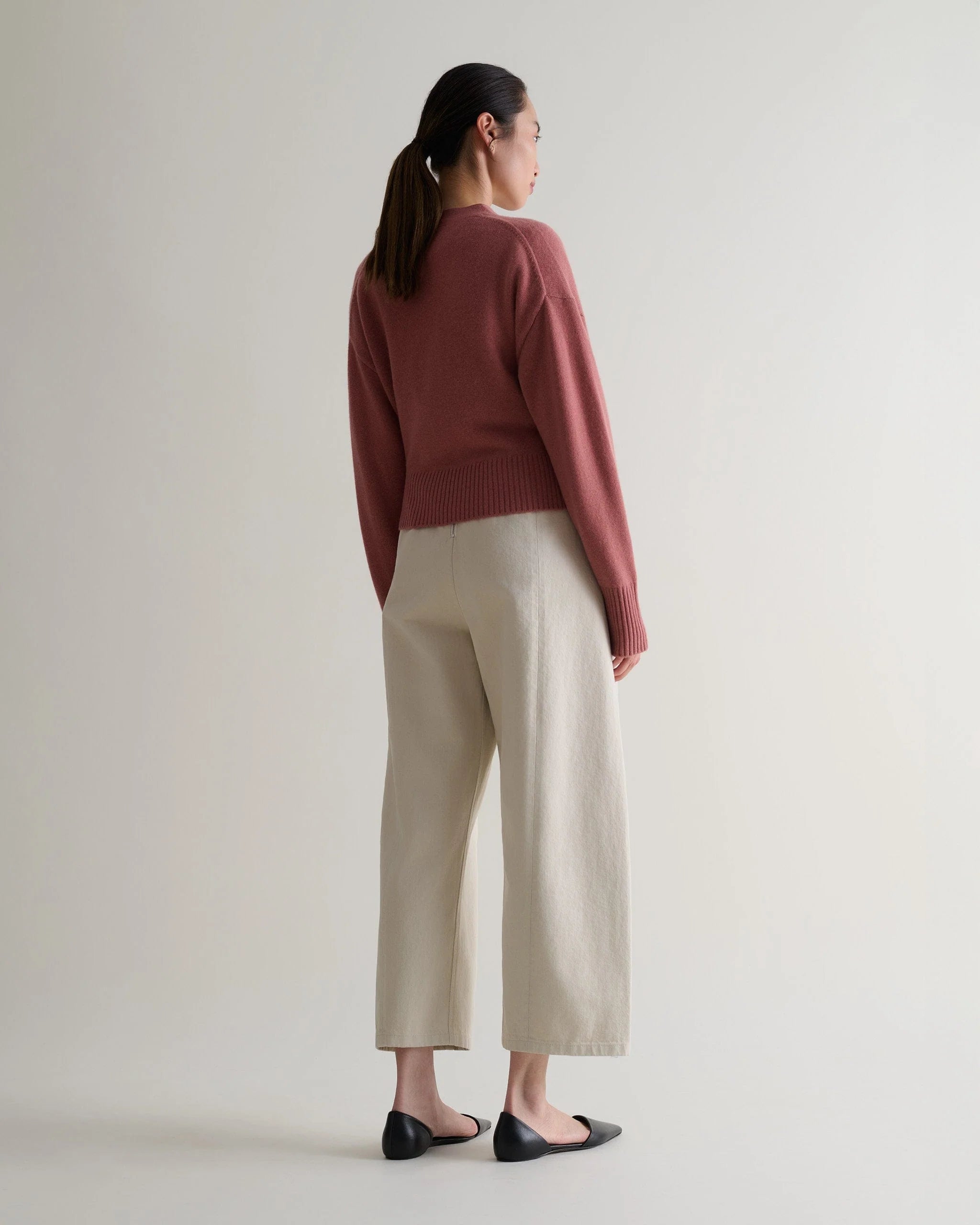 Women's Cashmere Merino Wrap Jumper