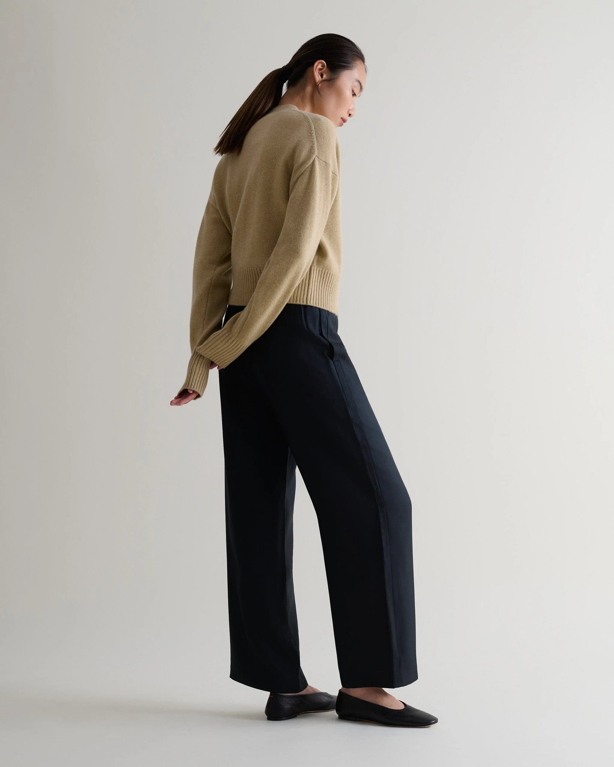 Women's Cashmere Merino Wrap Jumper