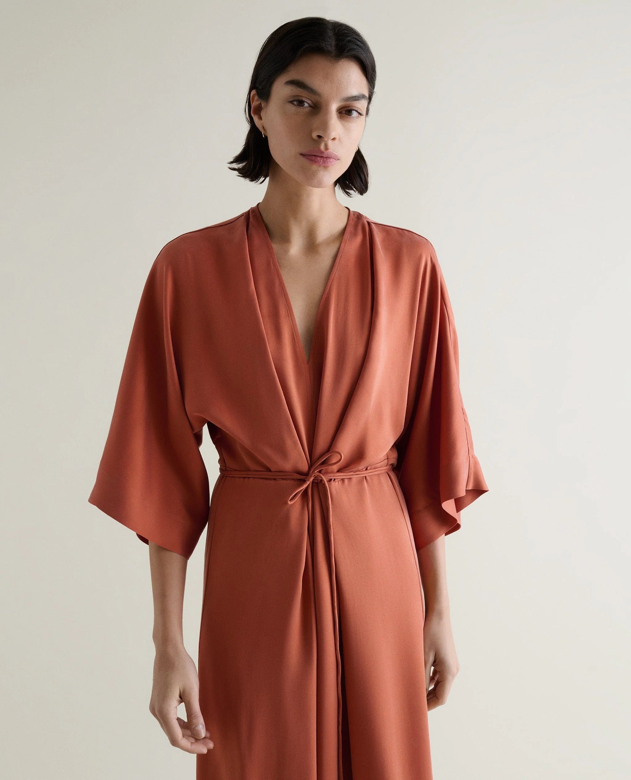Women's Easy-Silk Robe Dress