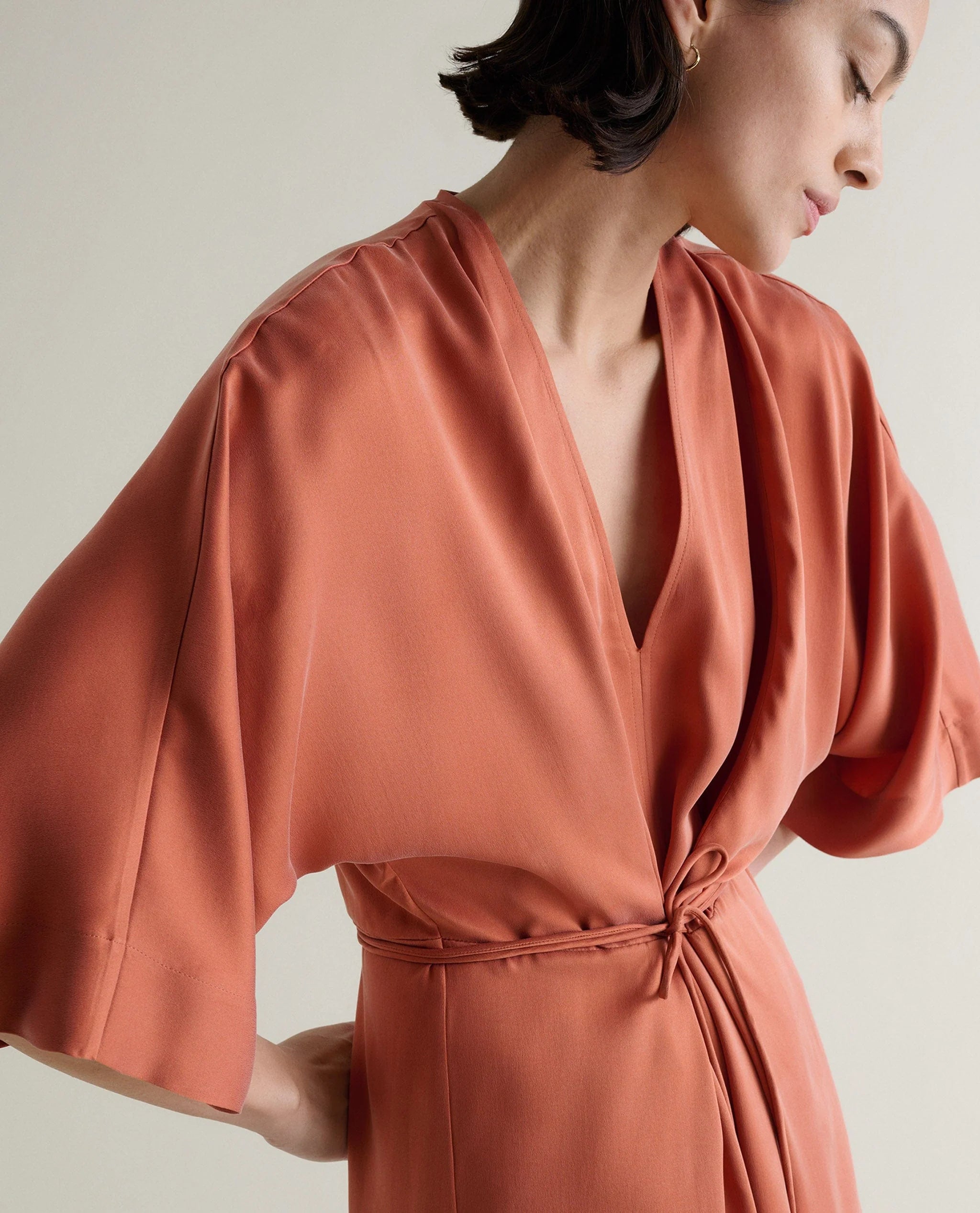 Women's Easy-Silk Robe Dress
