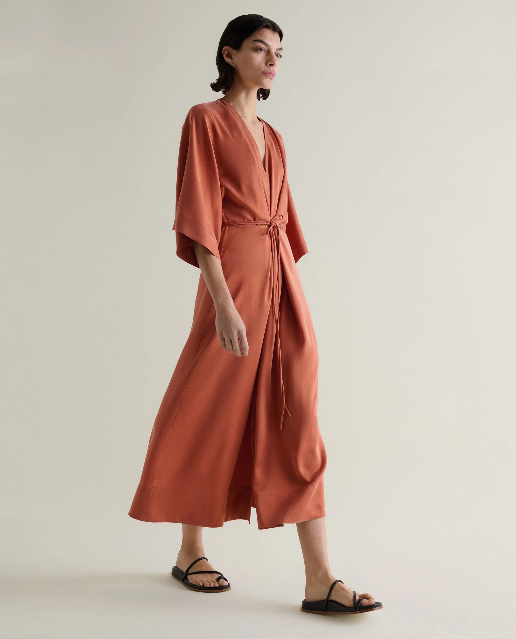 Women's Easy-Silk Robe Dress