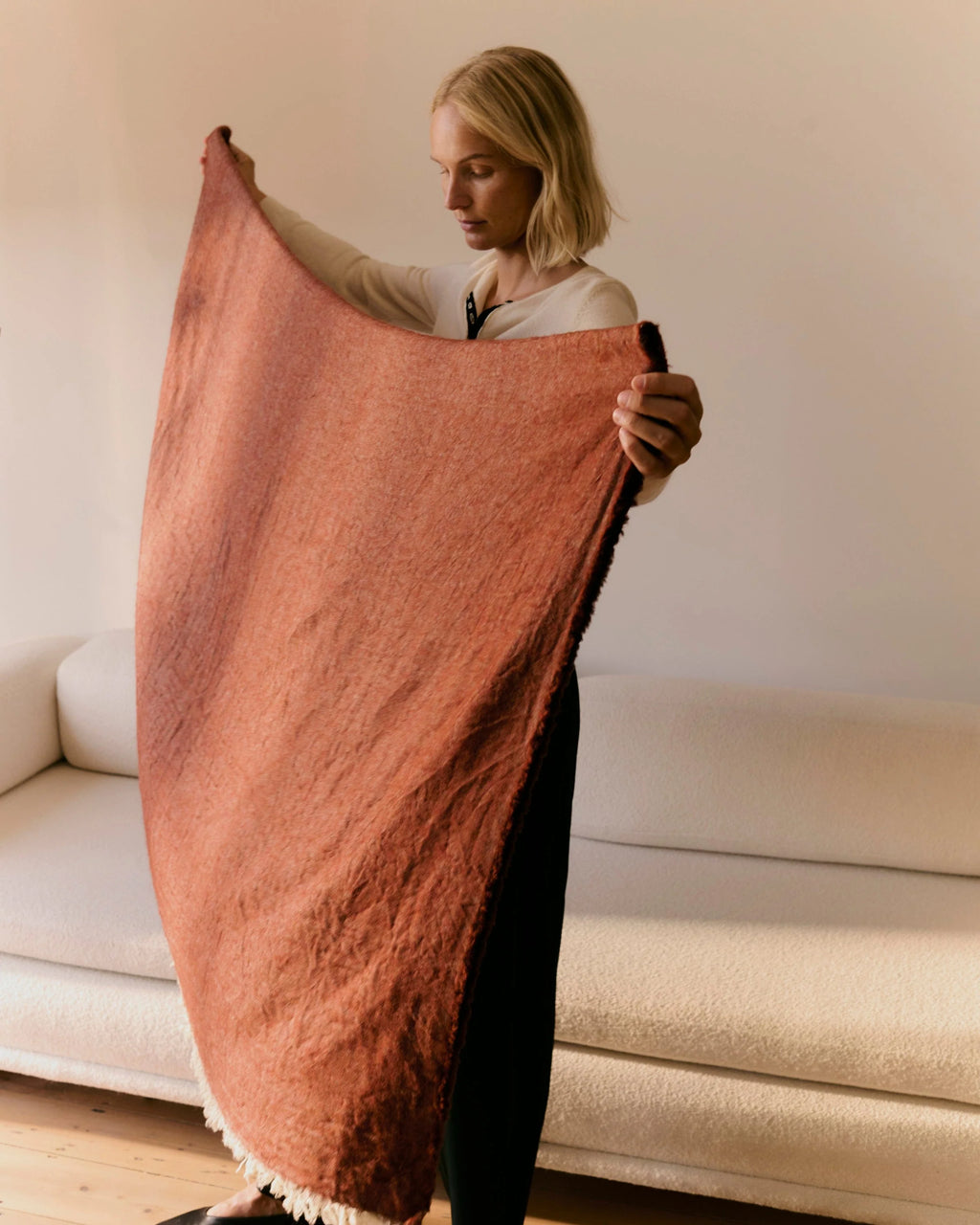 Merino Wool Throw Blanket
