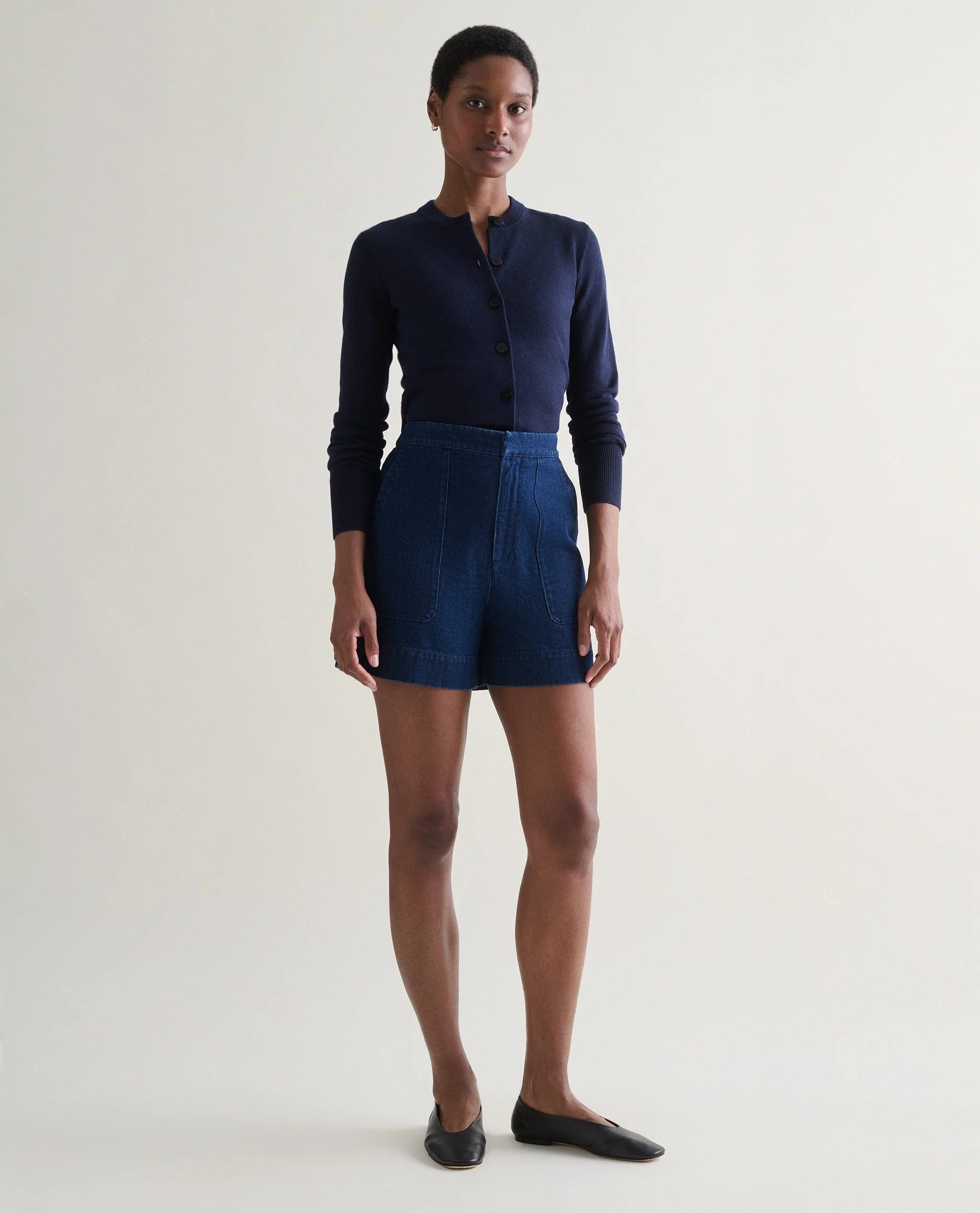 Women's Silk-Cotton Cardigan