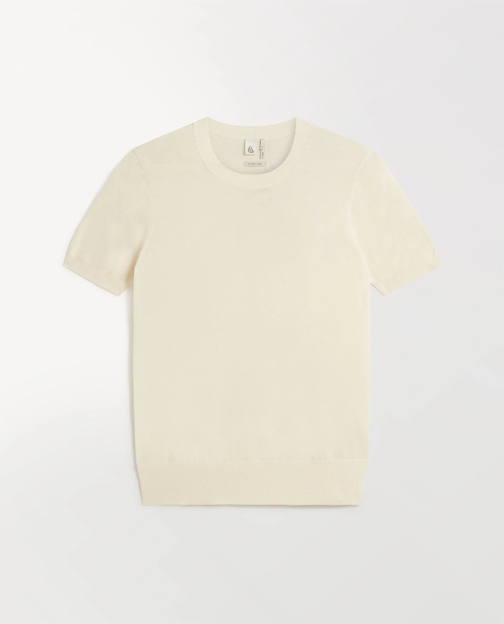 Women's Superfine Merino Wool Knitted T-shirt