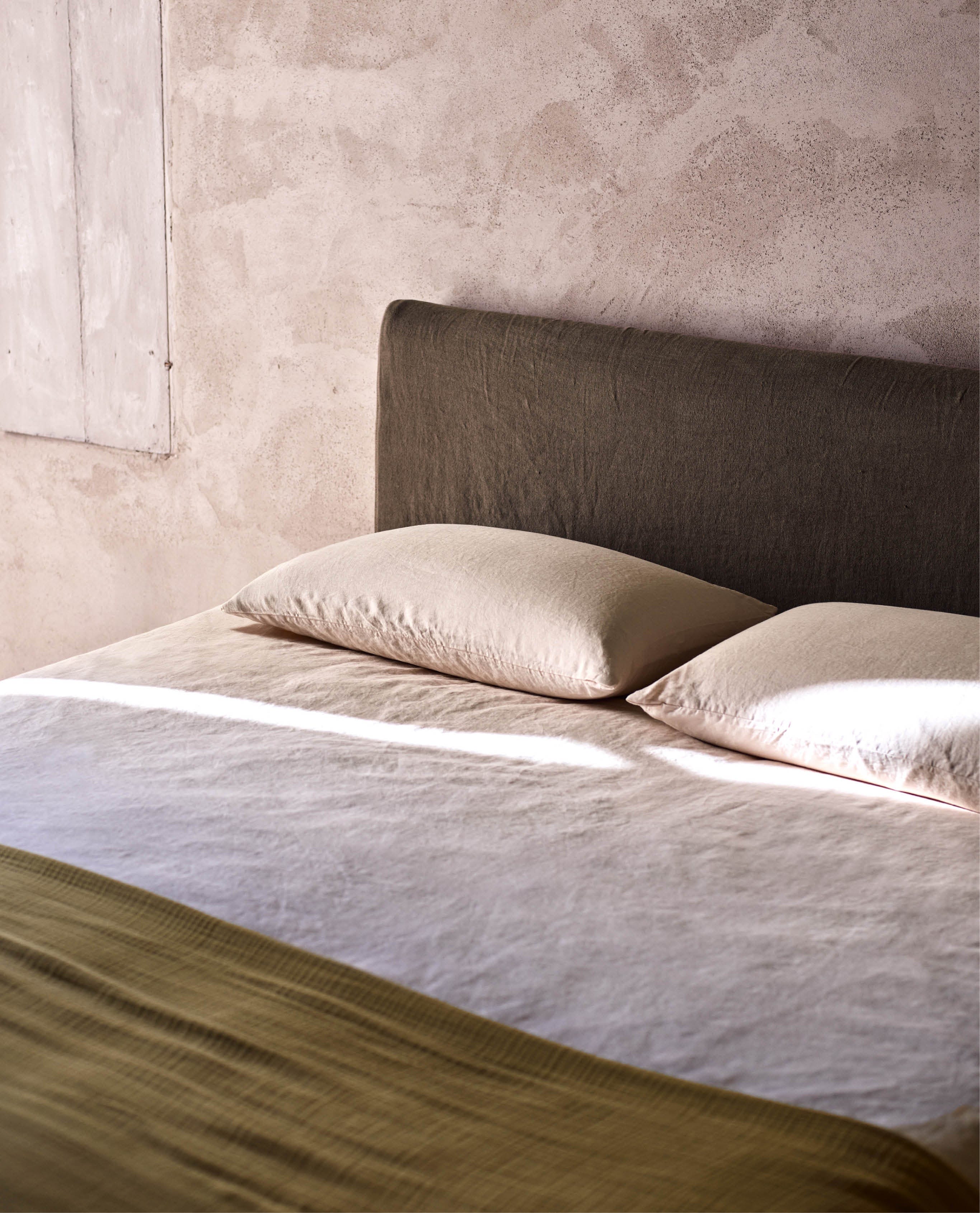 Washed European Linen Flat Sheet