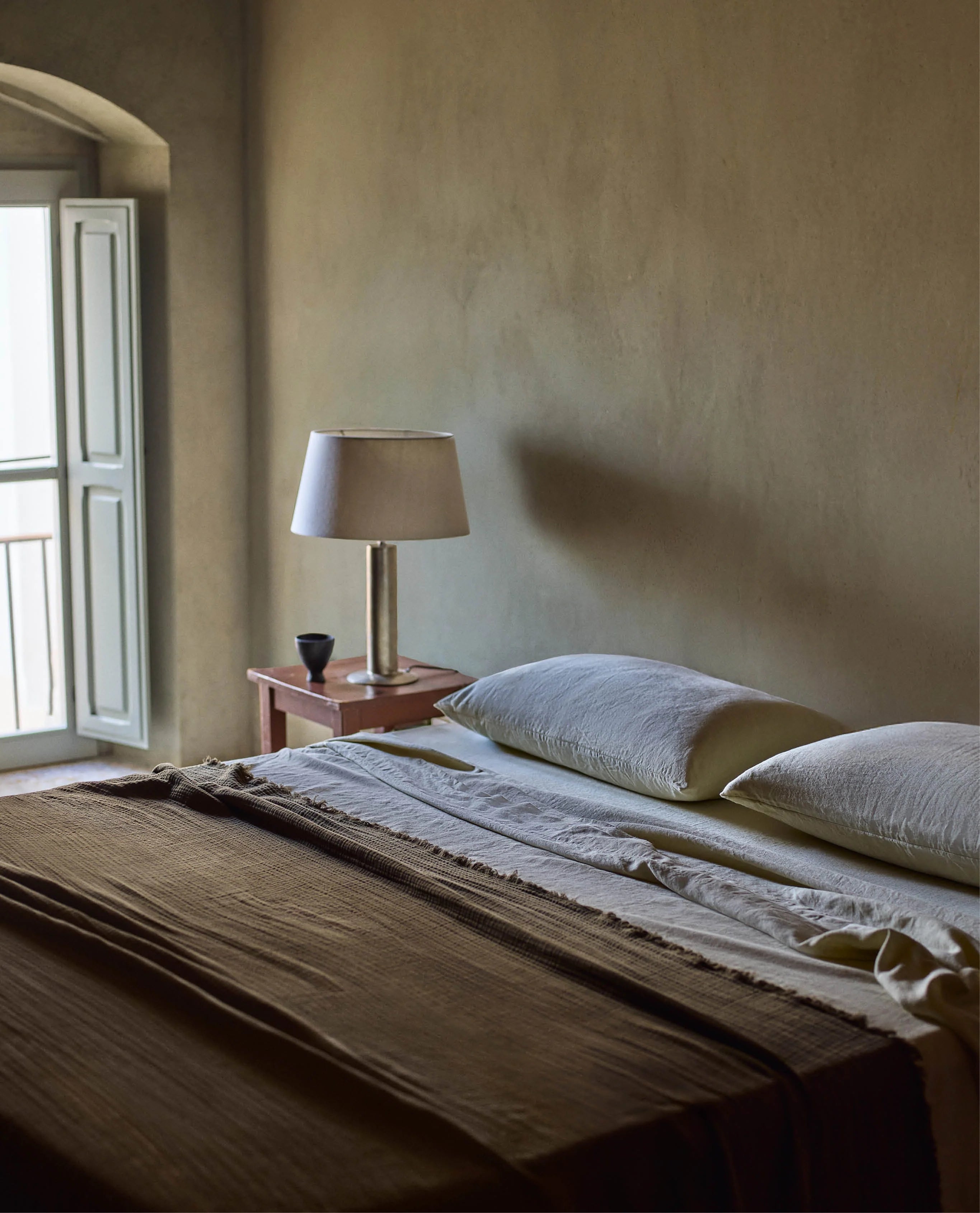 Washed European Linen Flat Sheet