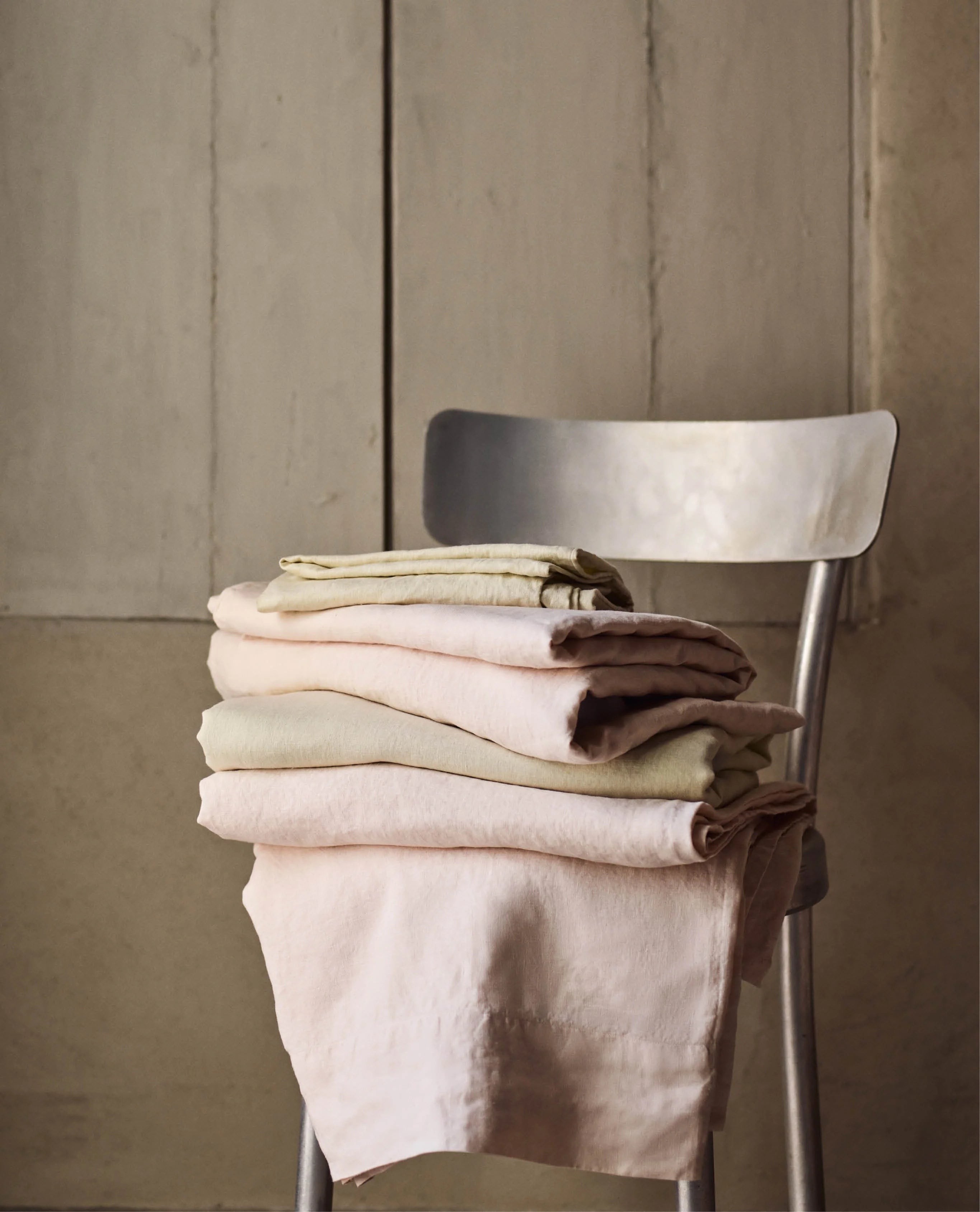 Washed European Linen Flat Sheet