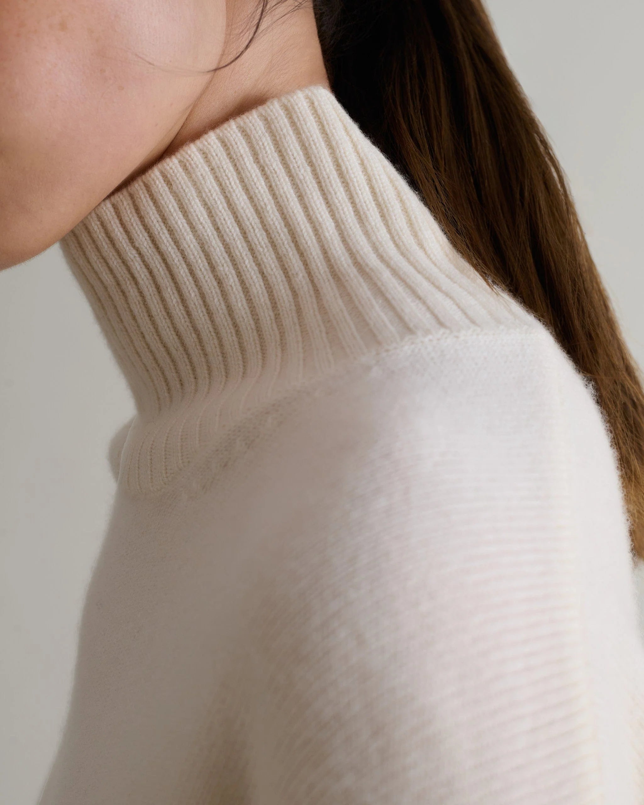 Women's Cashmere Merino High Neck Jumper