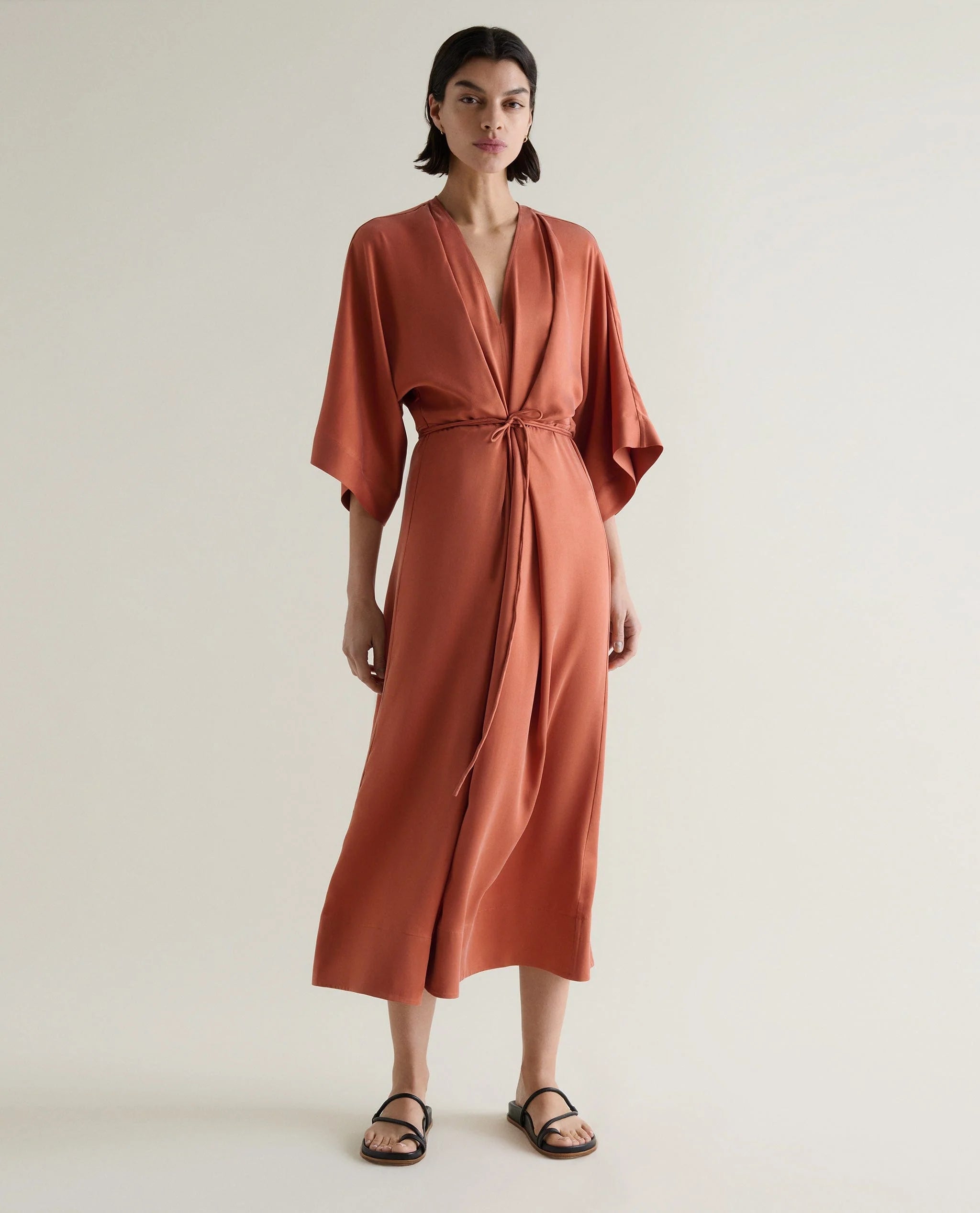 Women's Easy-Silk Robe Dress