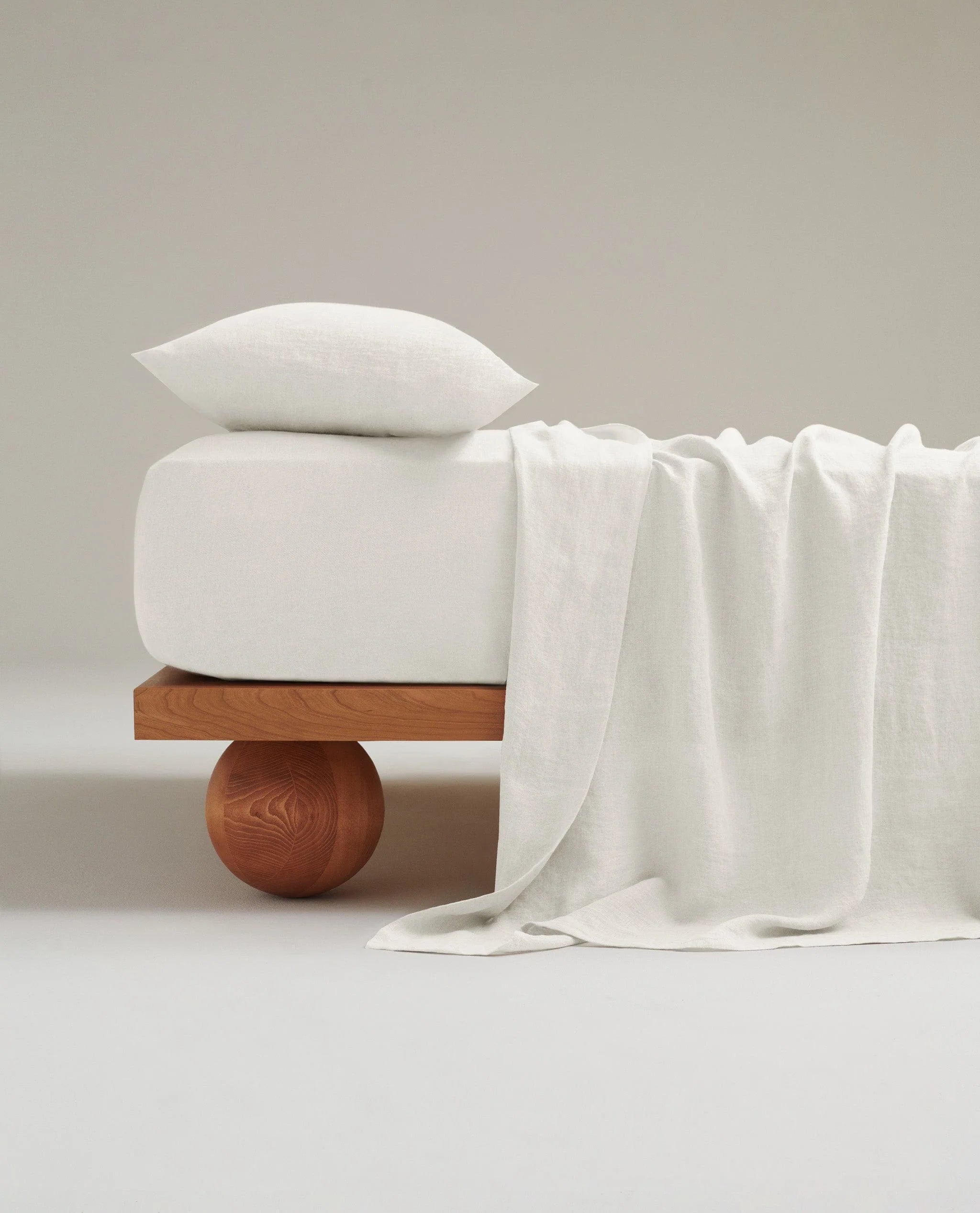 Washed European Linen Flat Sheet