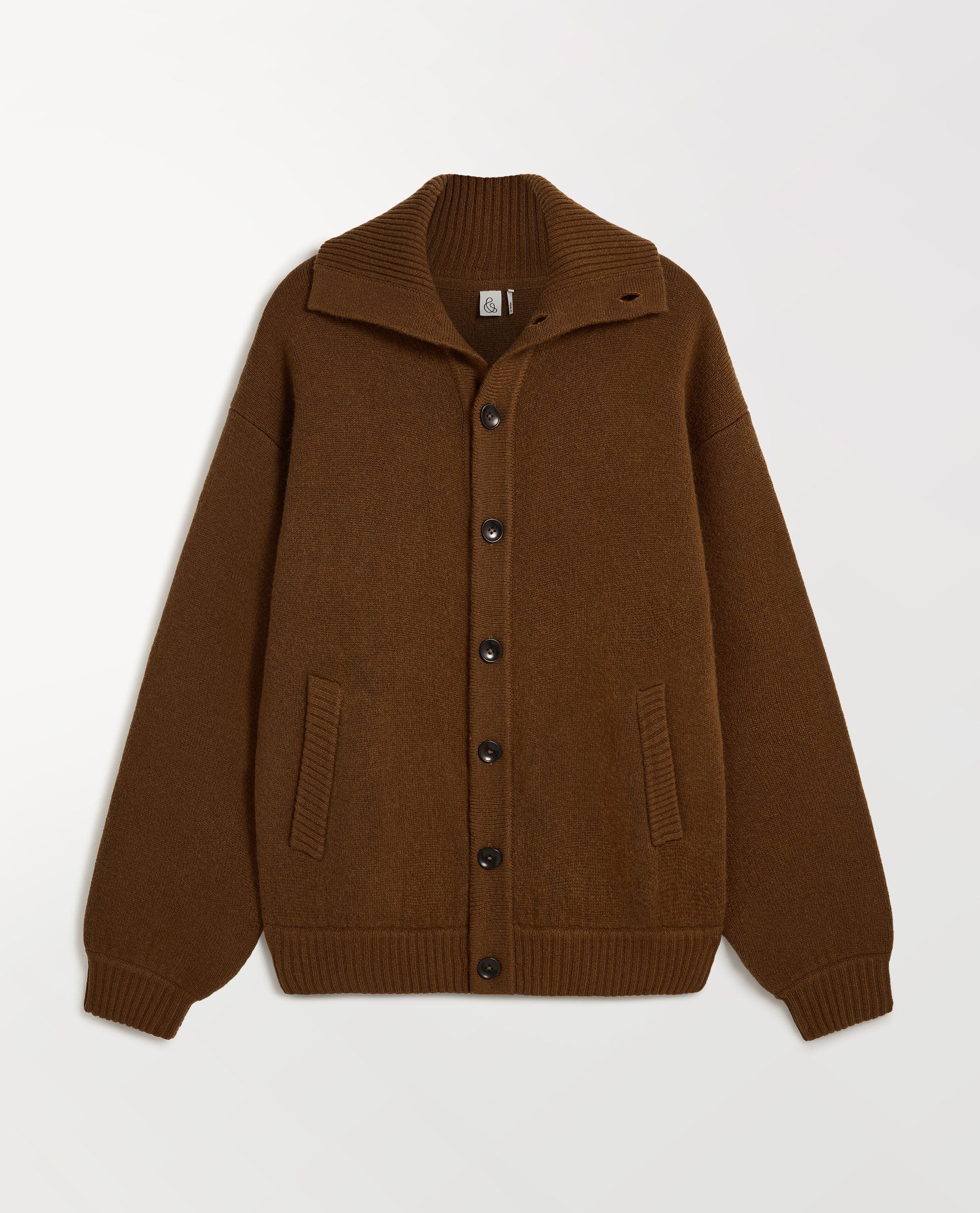 Men's Cashmere Merino Buttoned Cardigan