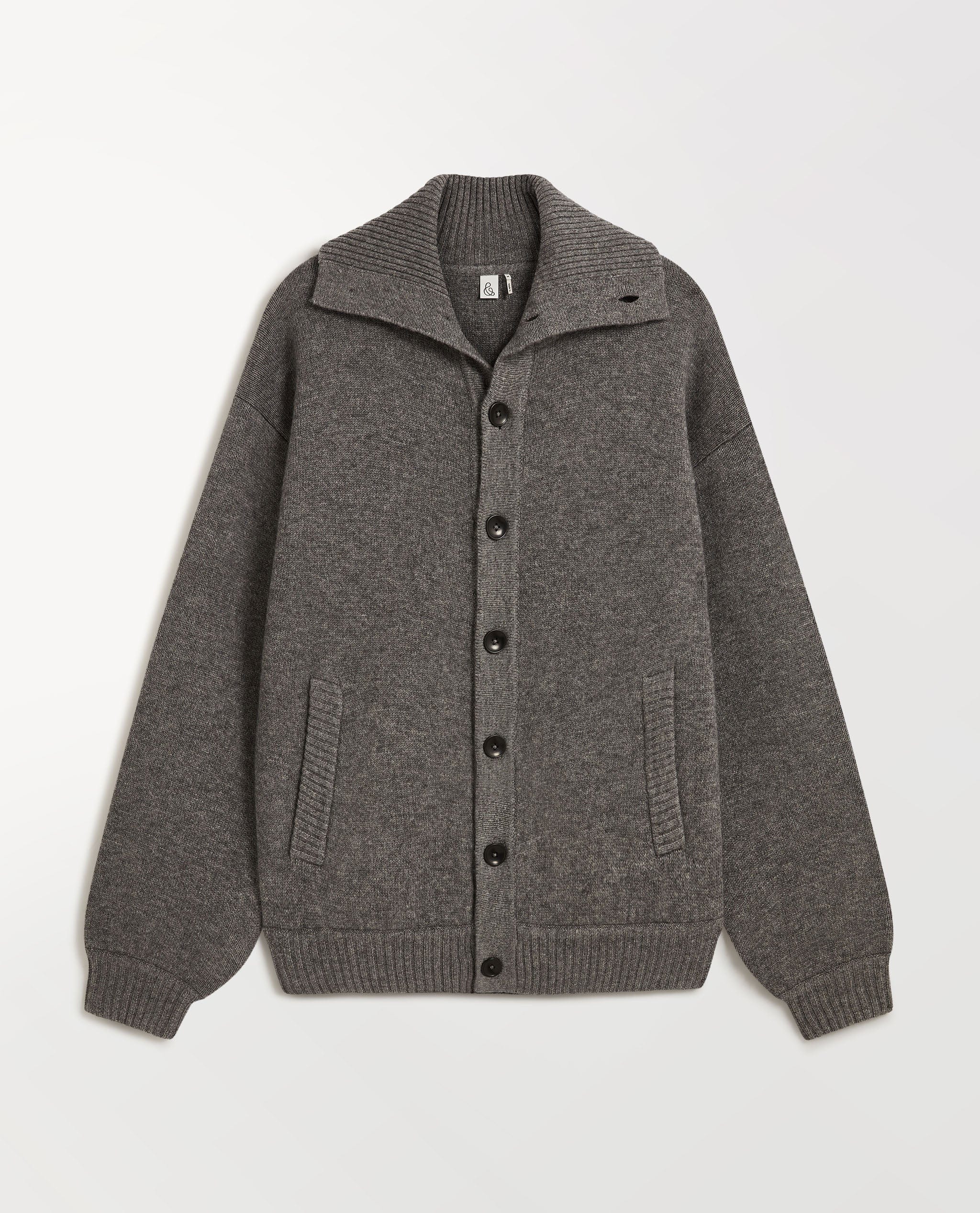 Men's Cashmere Merino Buttoned Cardigan