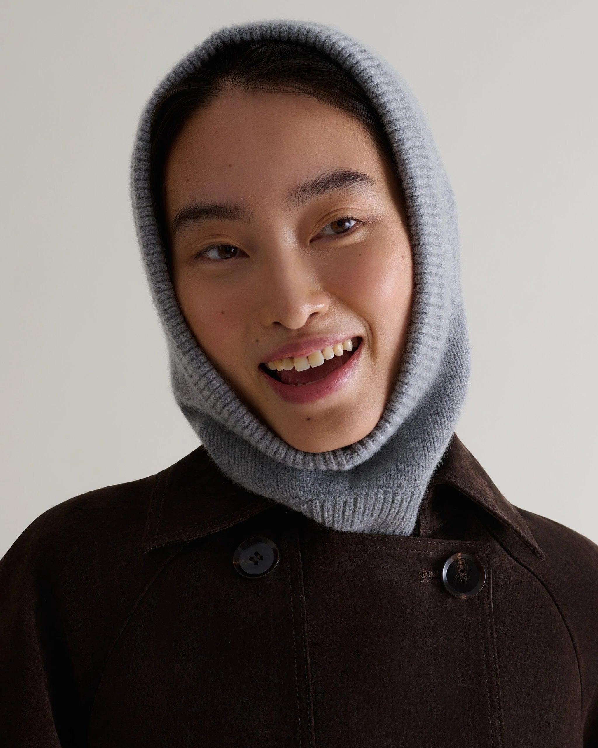 Women's Cashmere Merino Knitted Hood