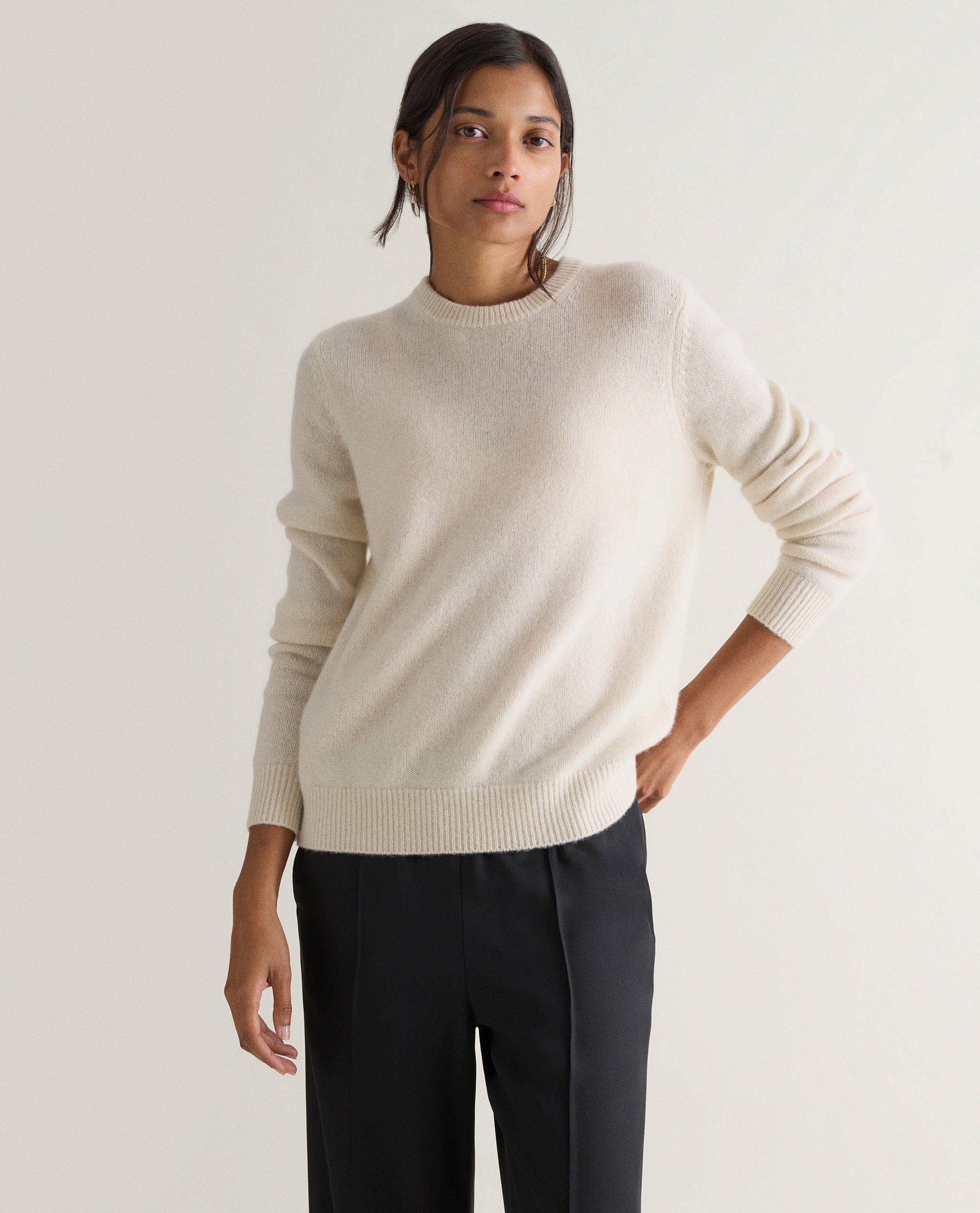 Women's Finest Cashmere Mid-Weight Crew Neck Jumper