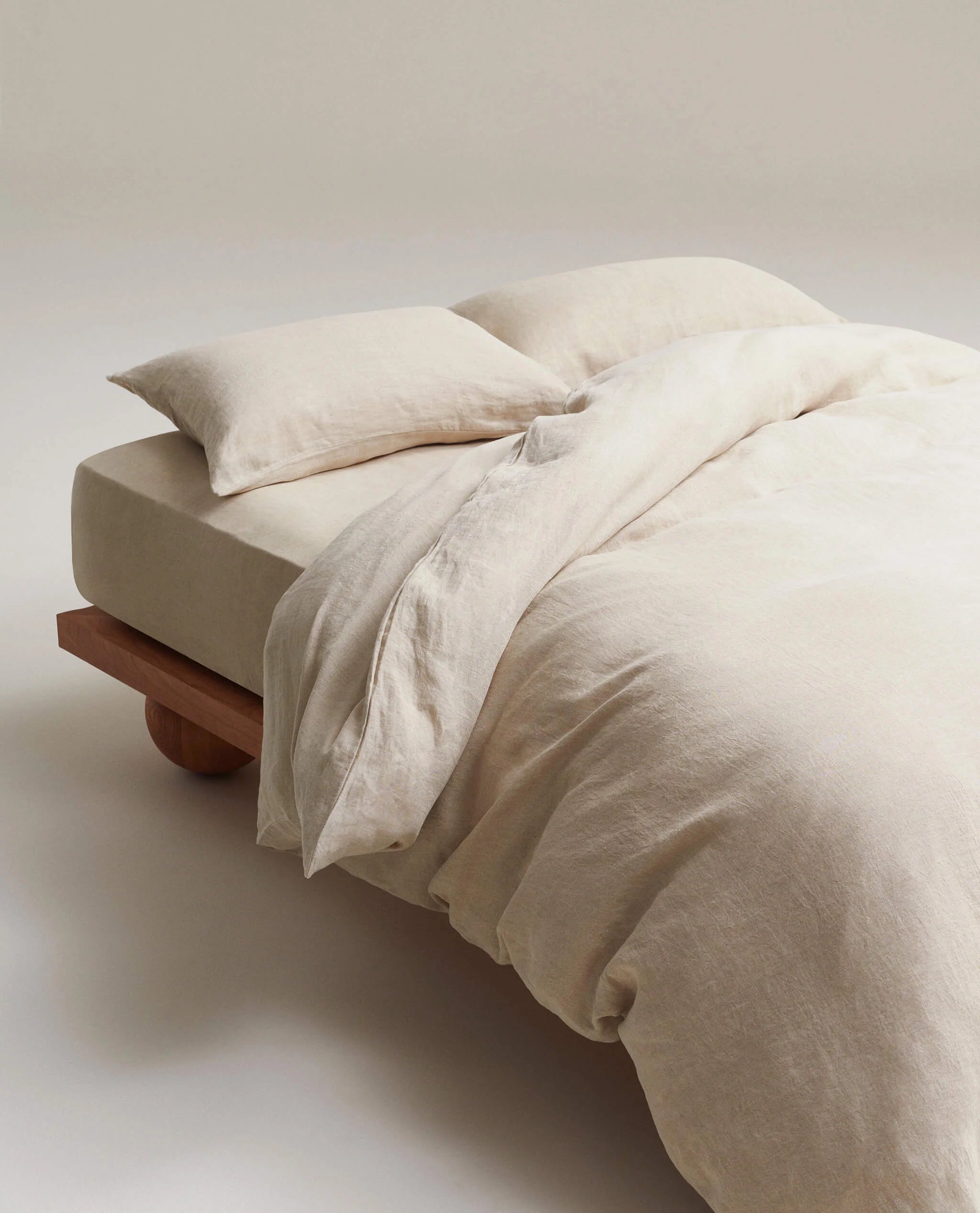 Washed European Linen Duvet Set