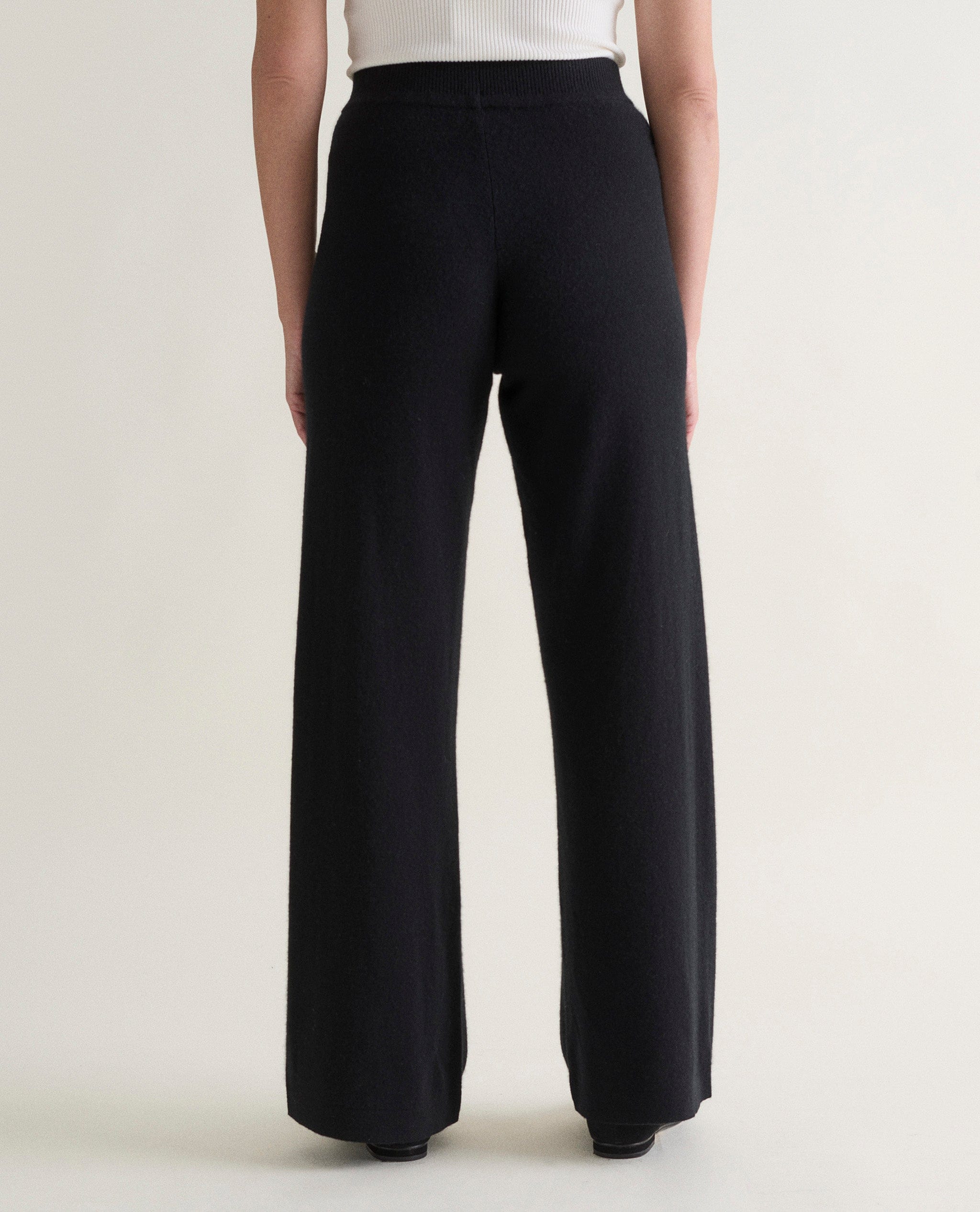 Women's Finest Cashmere Wide-Leg Trousers