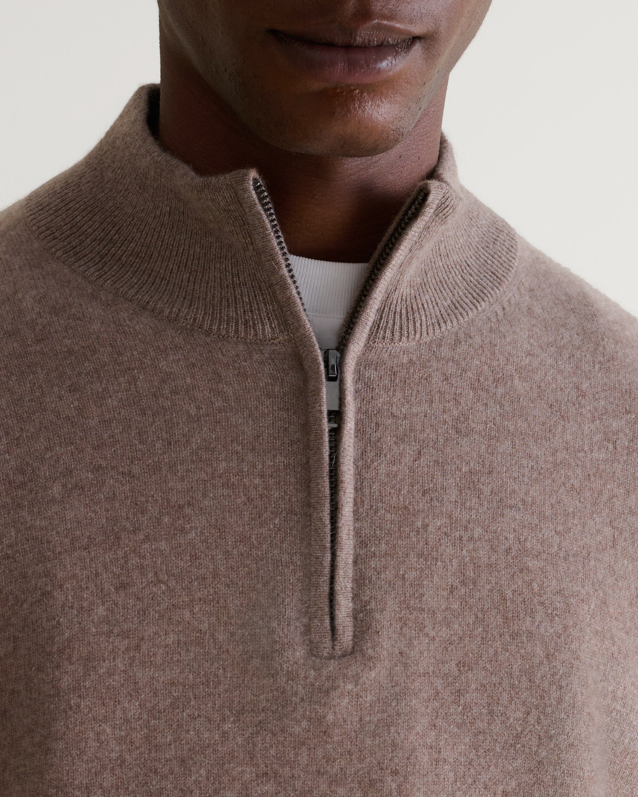 Men's Finest Cashmere 1/4 Zip Jumper