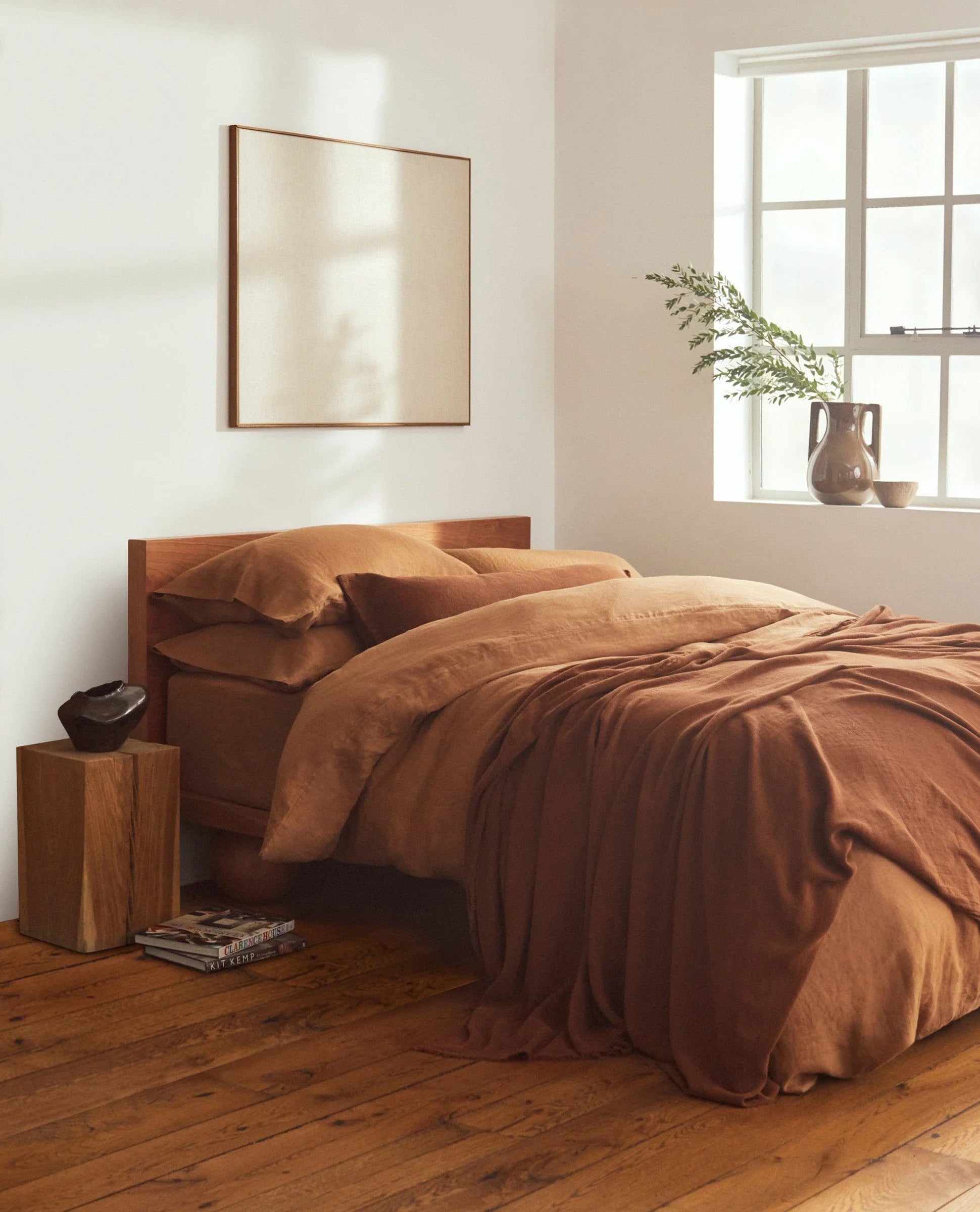 Washed European Linen Duvet Set