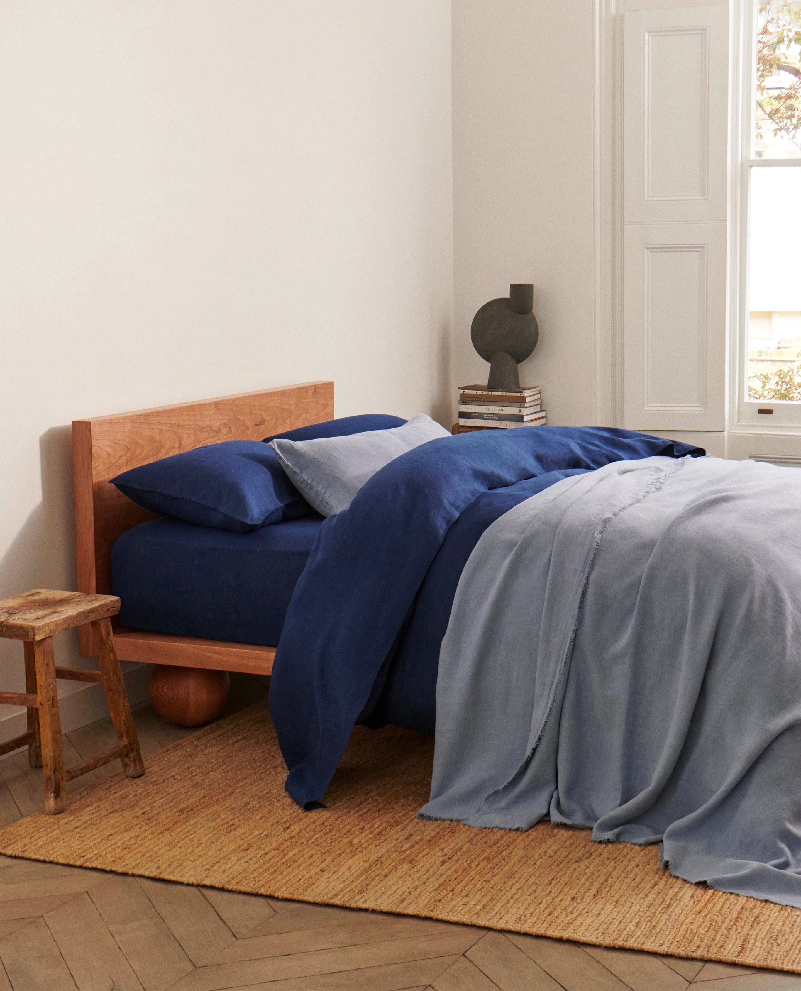 Washed European Linen Duvet Set